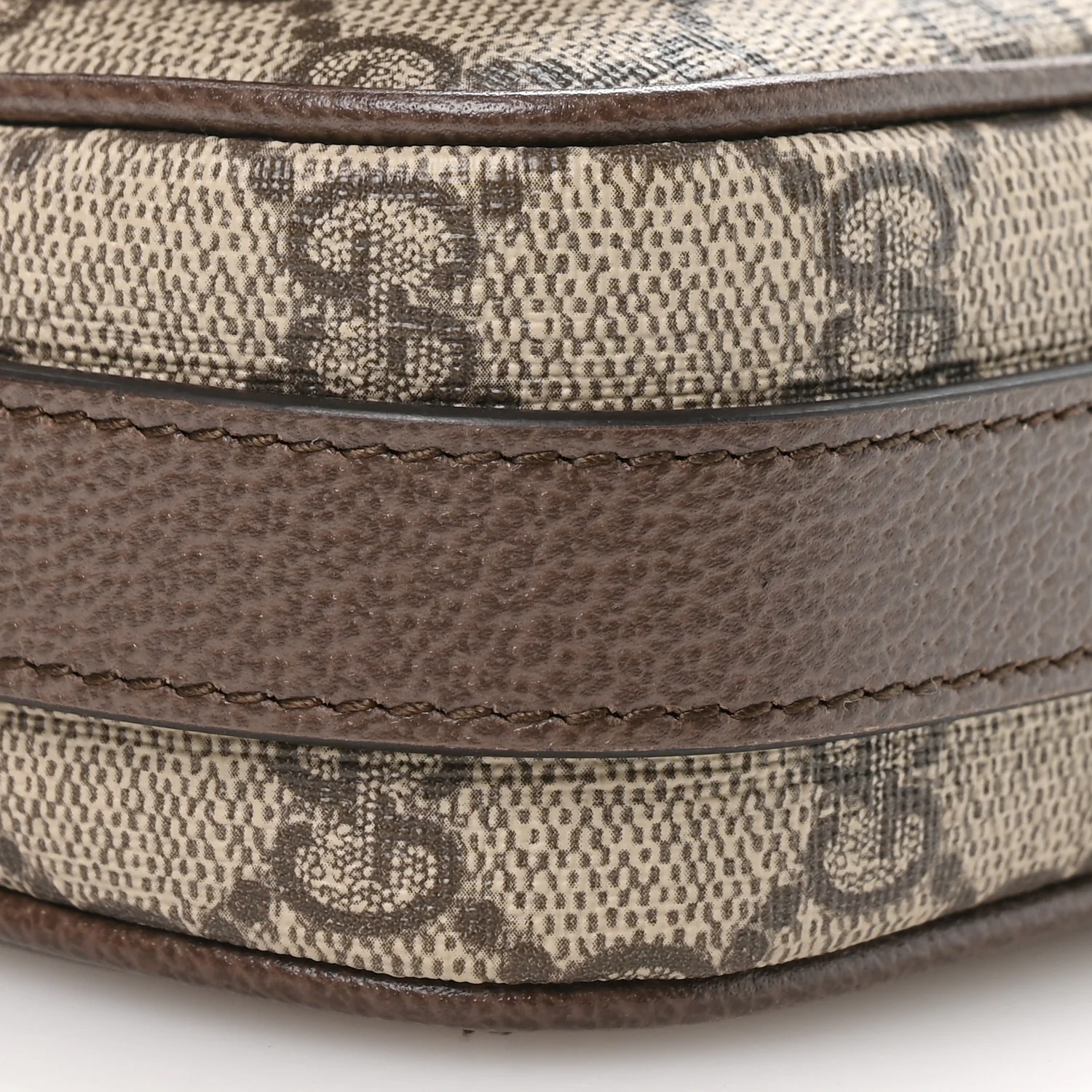 GG Supreme Monogram Web Mini Ophidia Flap Shoulder Bag Brown - Image 9