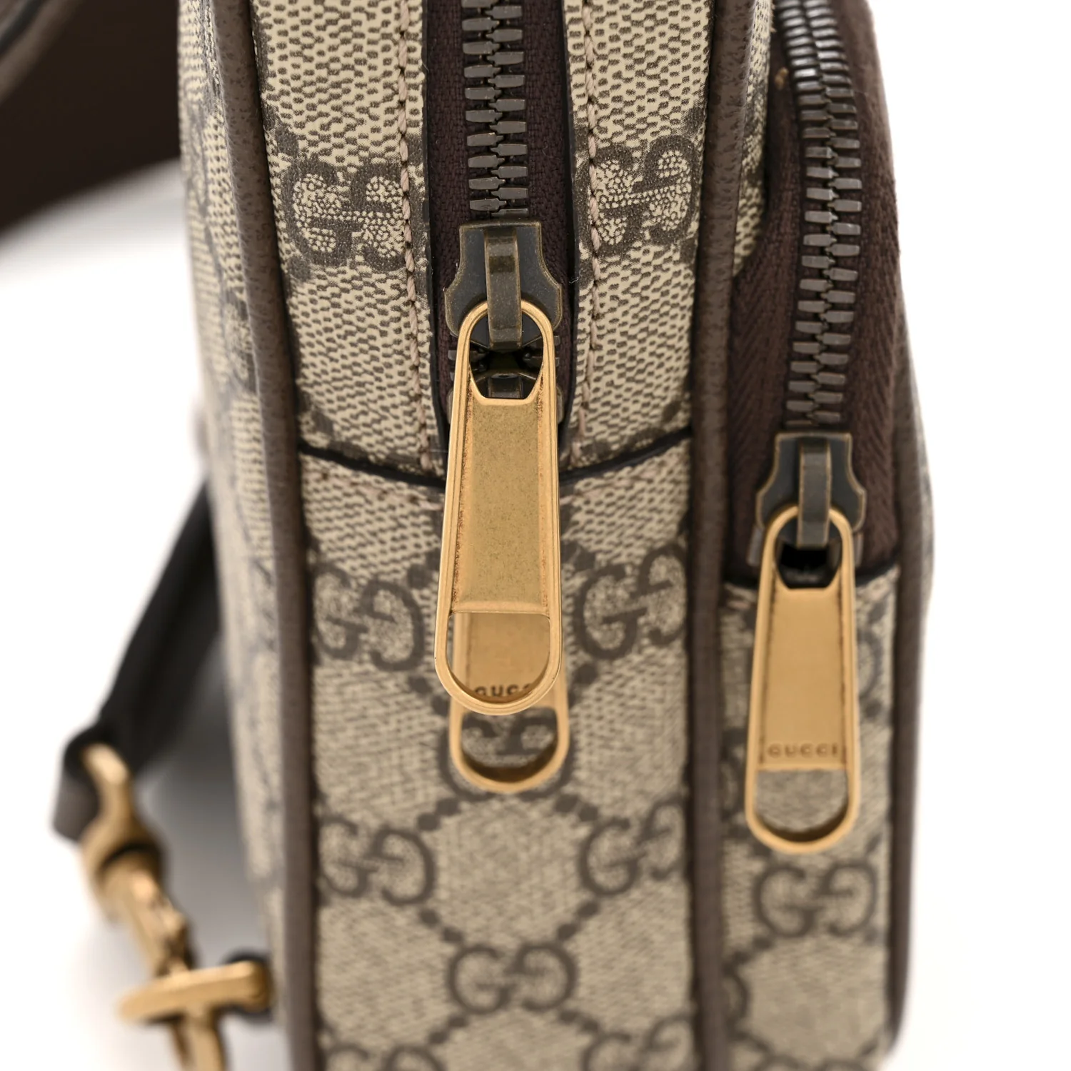 GG Supreme Monogram Web Mini Ophidia Messenger Brown - Image 11