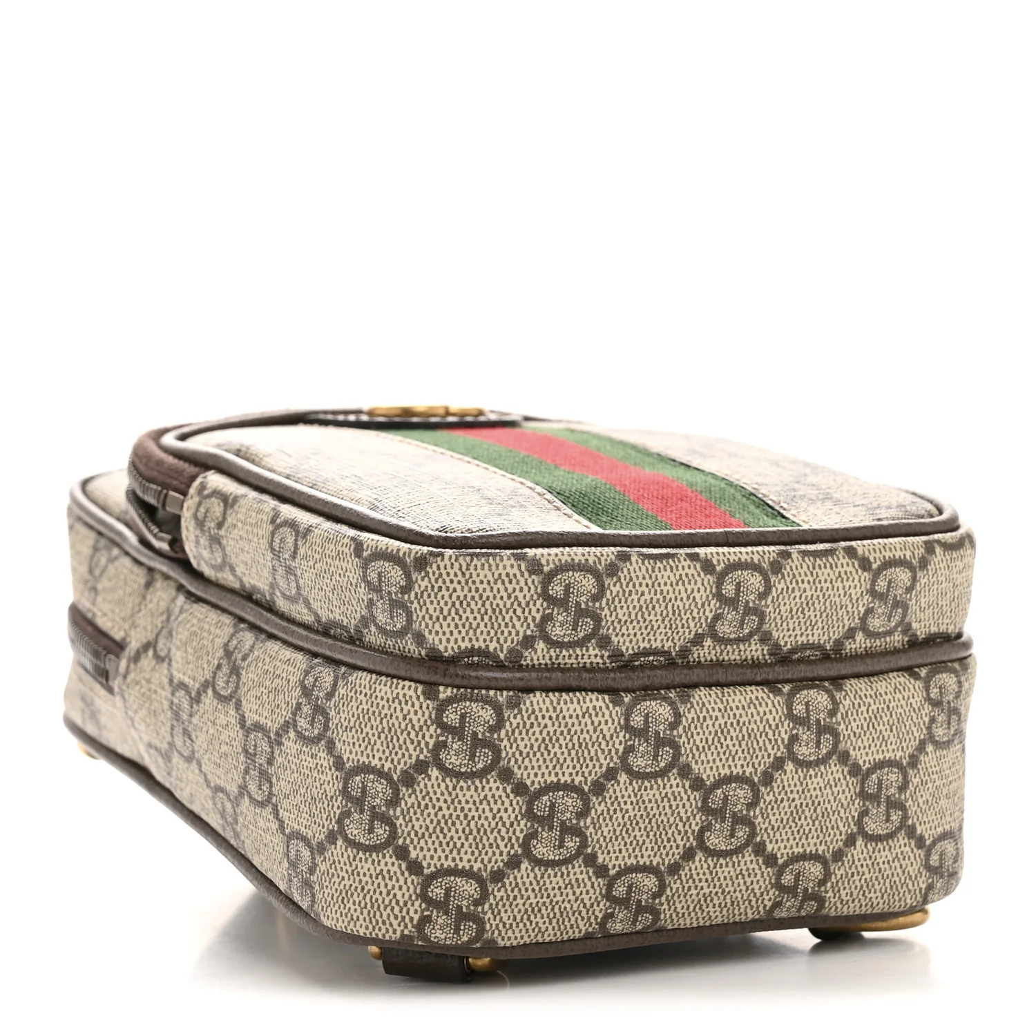 GG Supreme Monogram Web Mini Ophidia Messenger Brown - Image 4