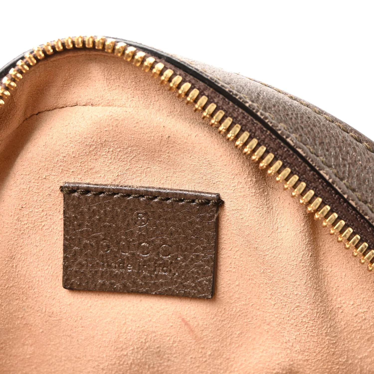 GG Supreme Monogram Web Mini Ophidia Round Shoulder Bag Brown - Image 6