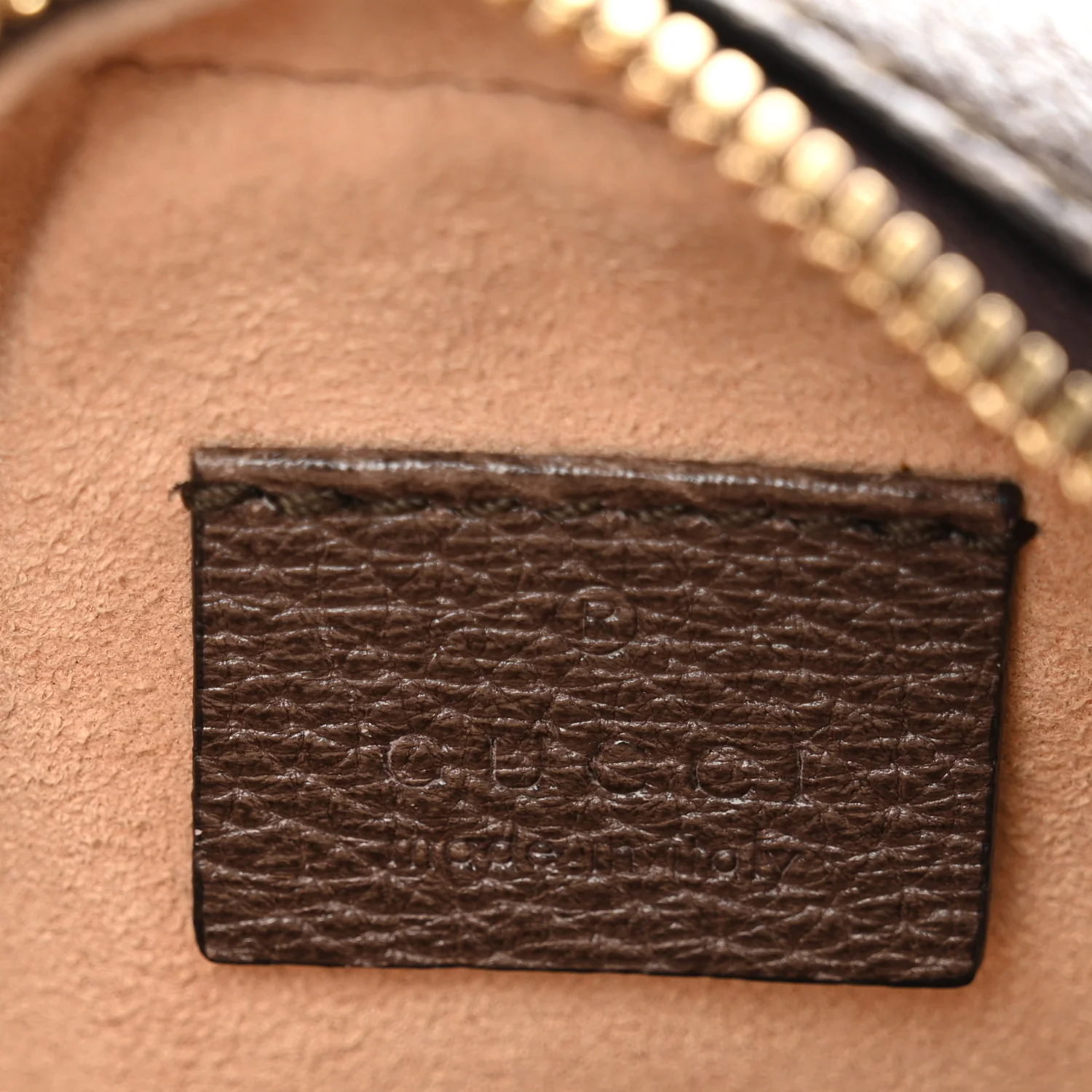 GG Supreme Monogram Web Mini Ophidia Round Shoulder Bag Brown - Image 15