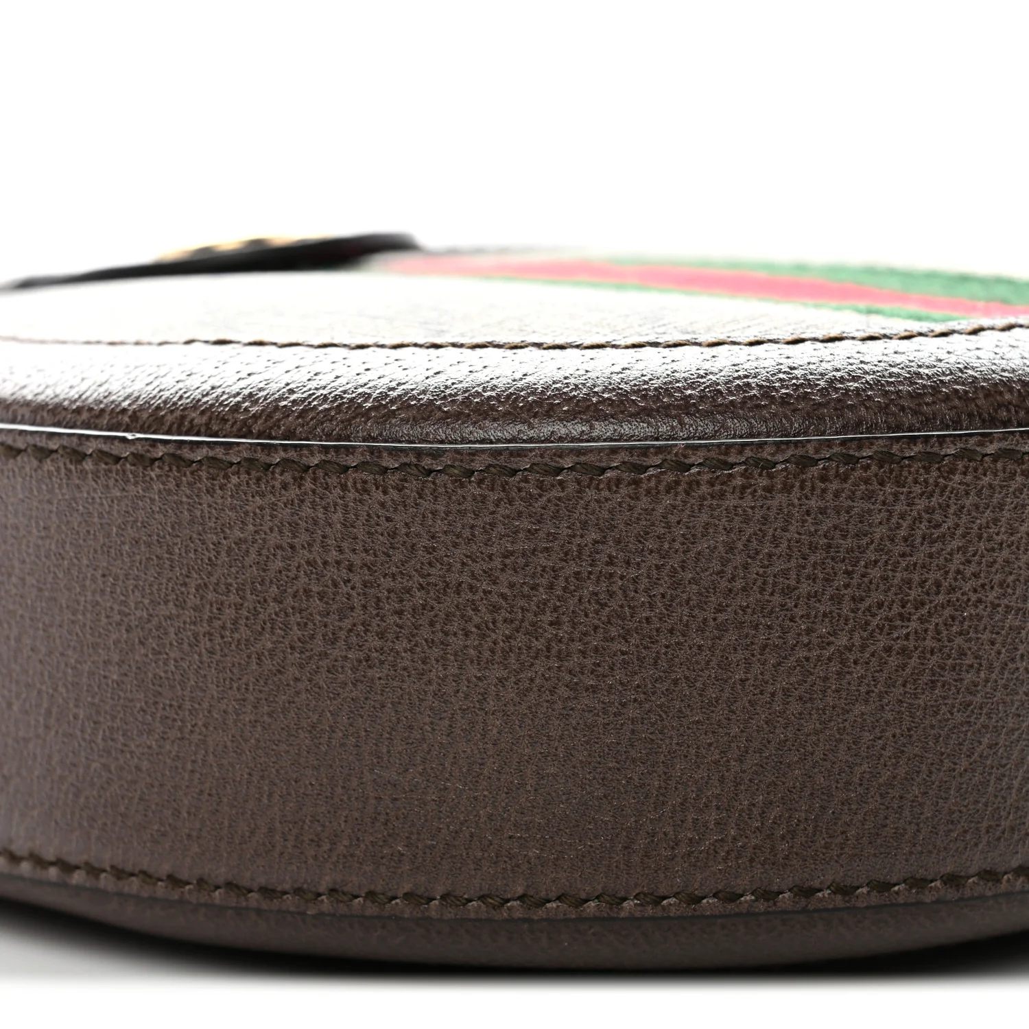 GG Supreme Monogram Web Mini Ophidia Round Shoulder Bag Brown - Image 23