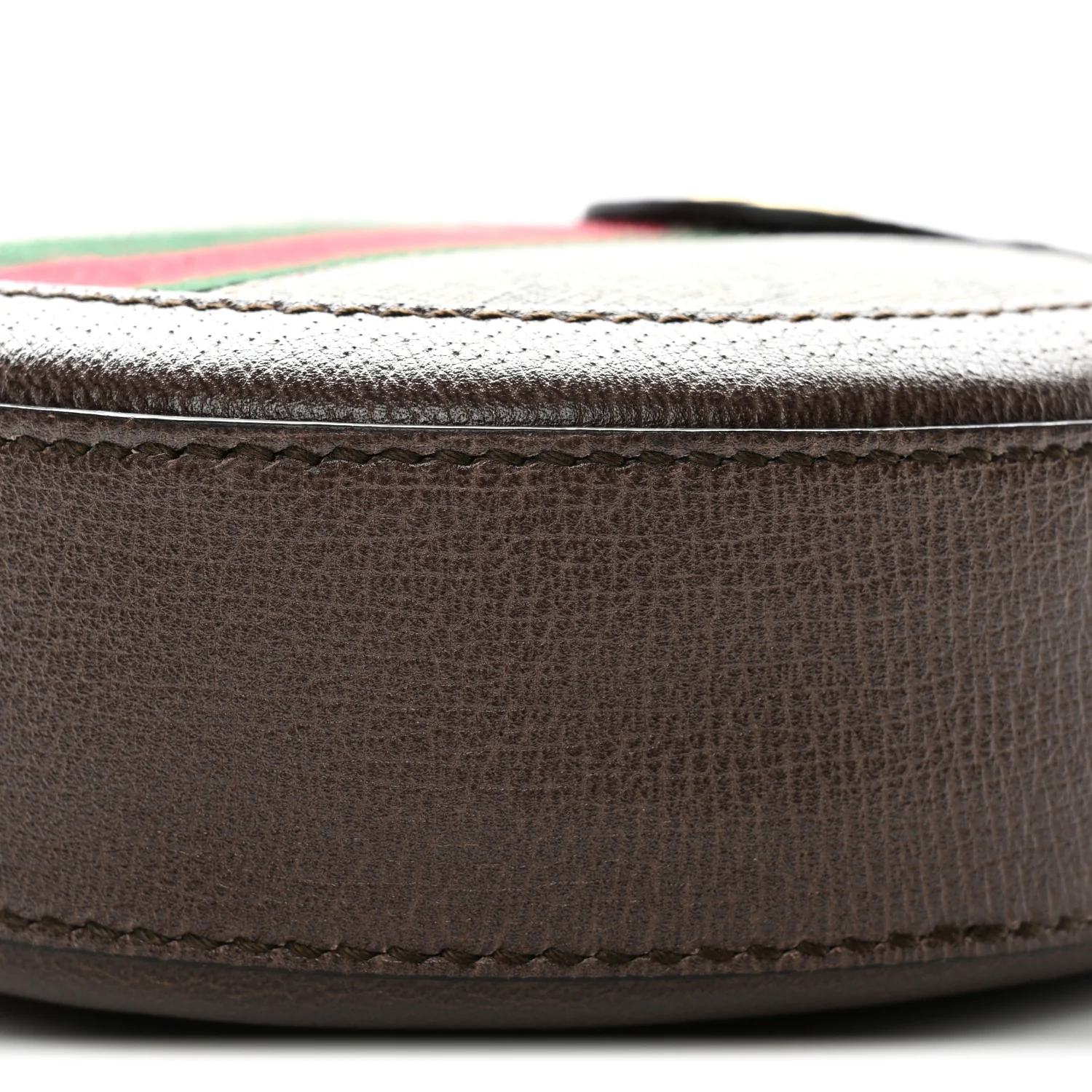 GG Supreme Monogram Web Mini Ophidia Round Shoulder Bag Brown - Image 28