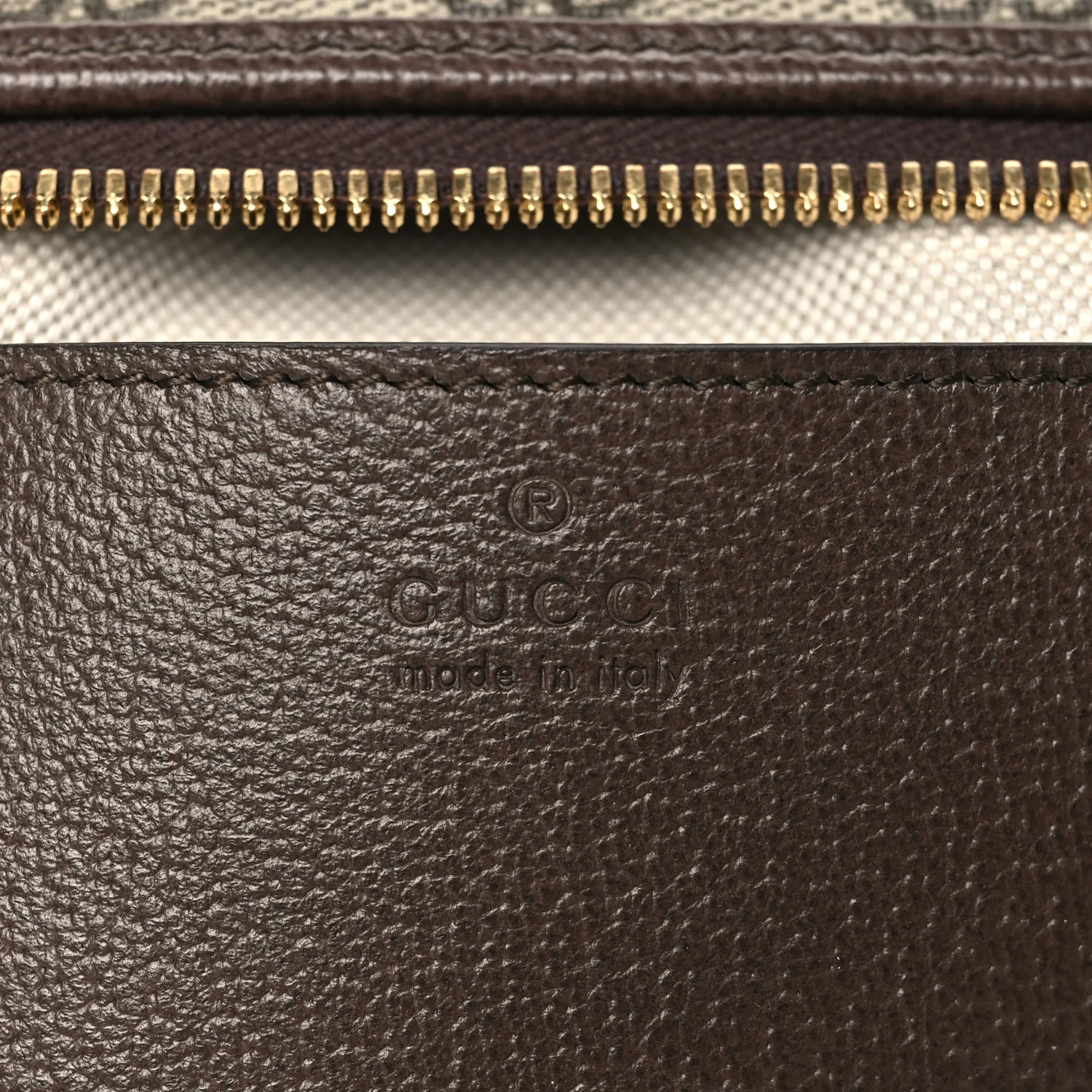 GG Supreme Monogram Web Mini Ophidia Shoulder Bag Brown - Image 7