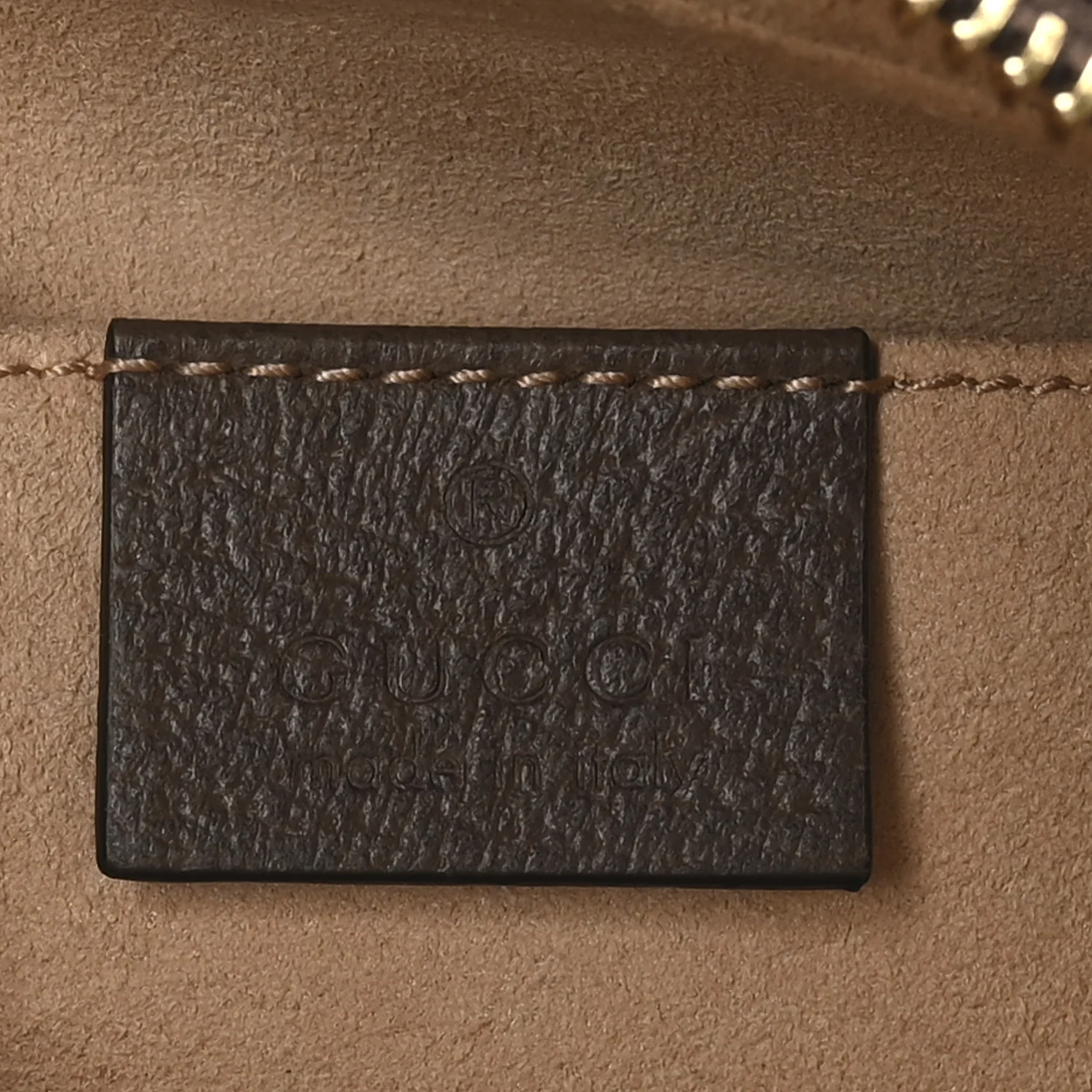 GG Supreme Monogram Web Mini Ophidia Shoulder Bag Brown - Image 6