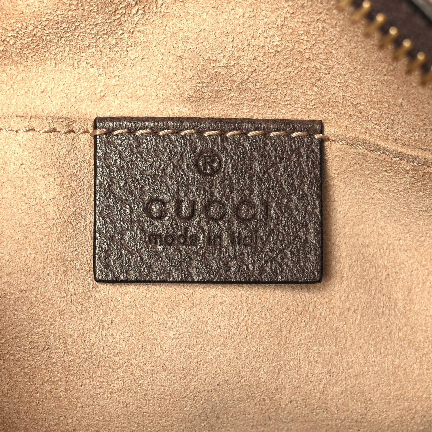 GG Supreme Monogram Web Mini Ophidia Shoulder Bag Brown - Image 6