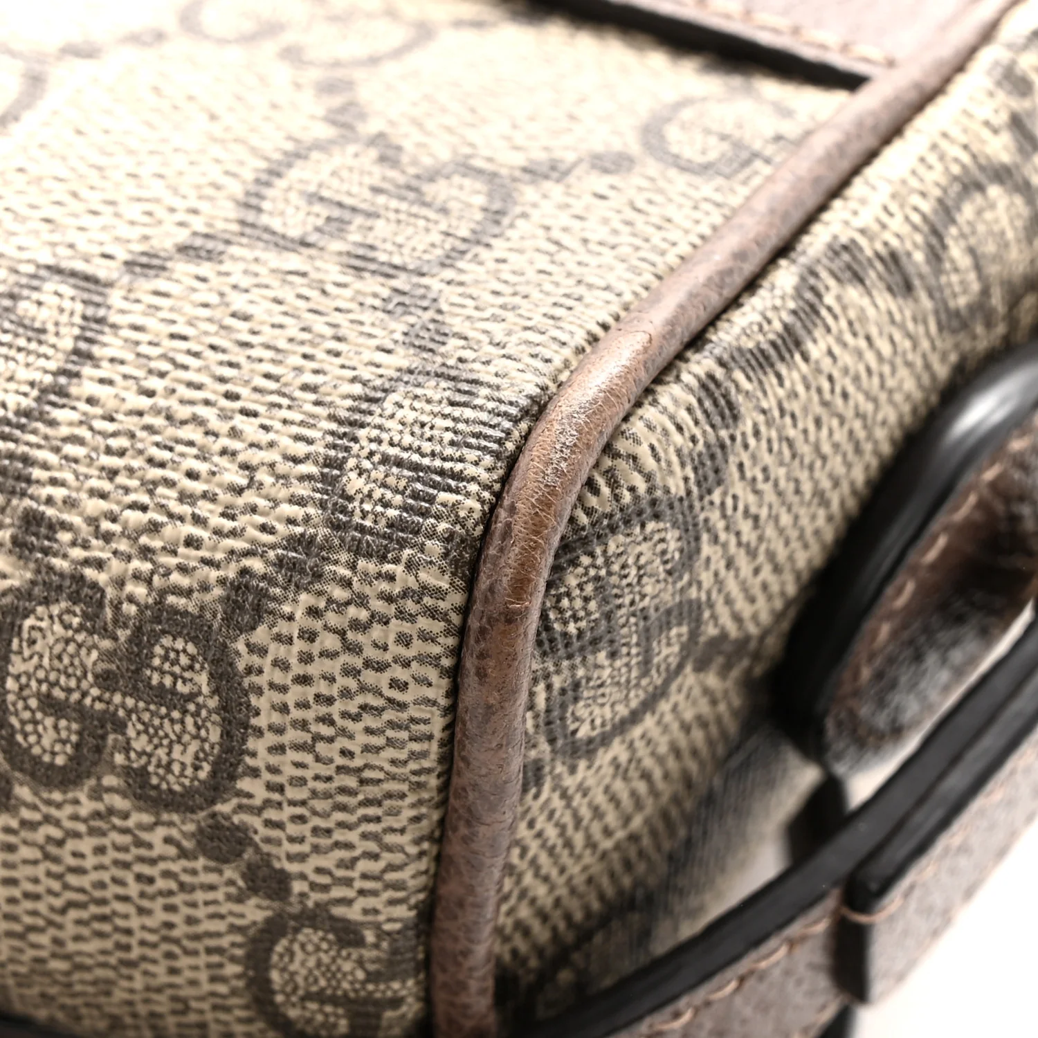 GG Supreme Monogram Web Mini Ophidia Shoulder Bag Brown - Image 15