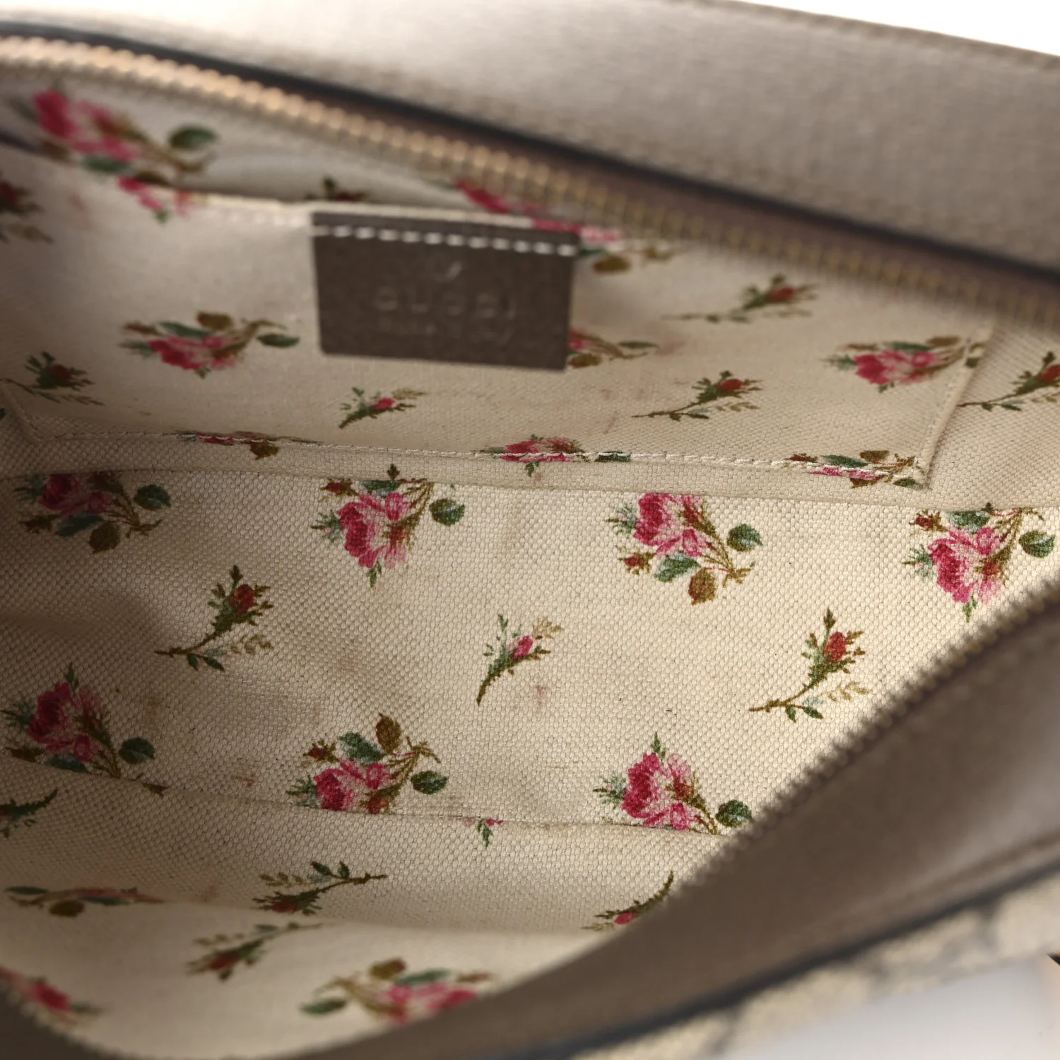GG Supreme Monogram Web Neo Vintage Shoulder Bag Beige New Acero Crop - Image 5