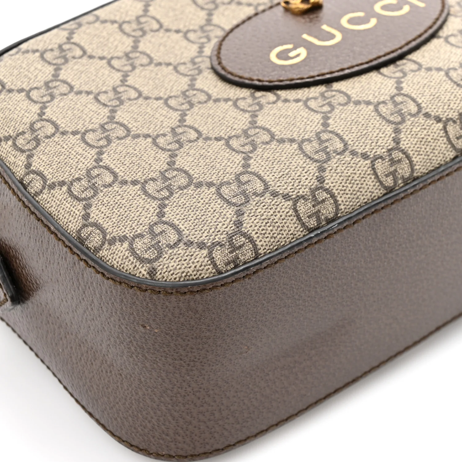 GG Supreme Monogram Web Neo Vintage Shoulder Bag Beige New Acero Crop - Image 11