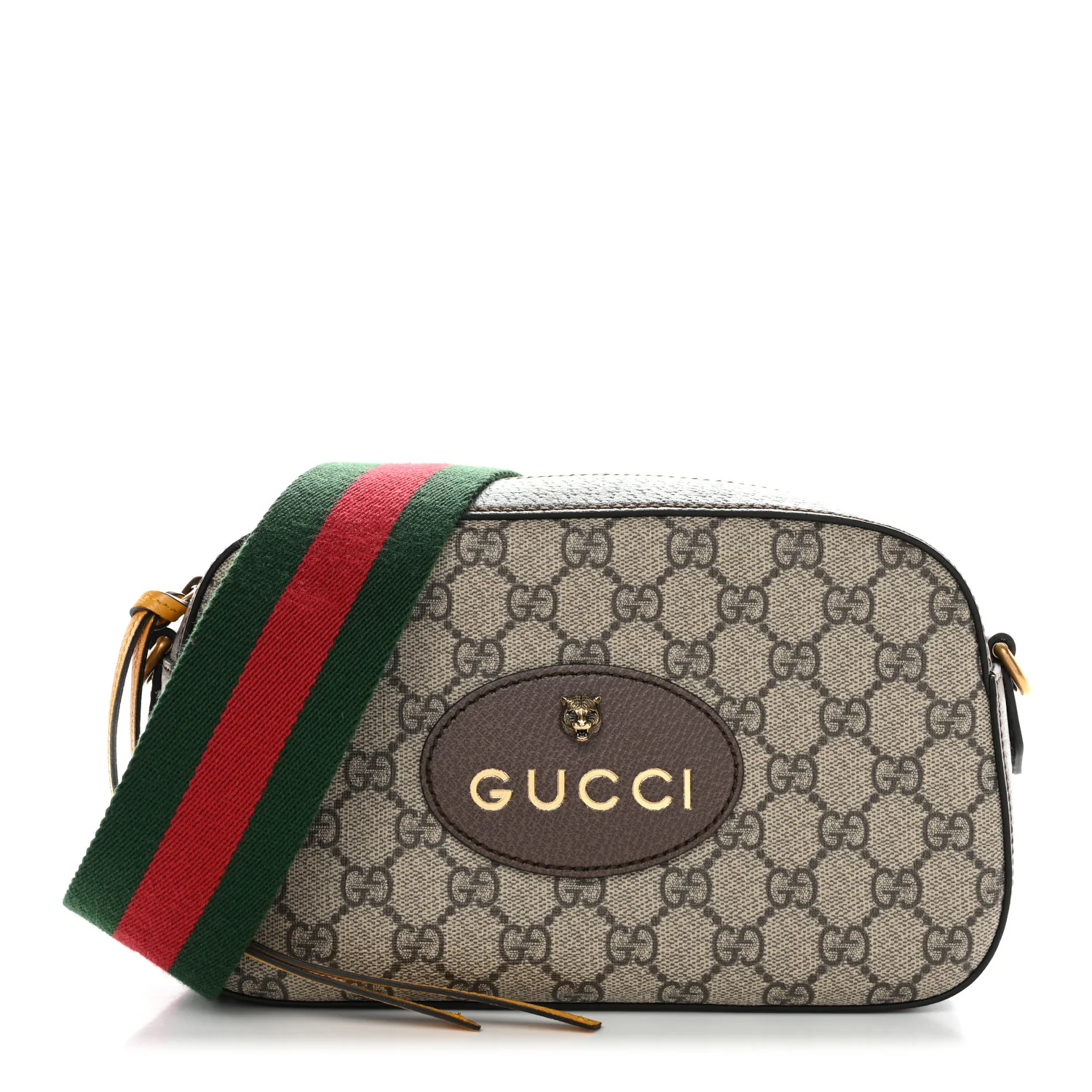 GG Supreme Monogram Web Neo Vintage Shoulder Bag Beige New Acero Crop - Image 3