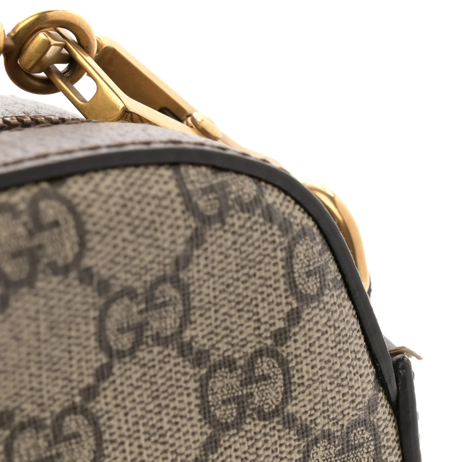 GG Supreme Monogram Web Neo Vintage Shoulder Bag Beige New Acero Crop - Image 11