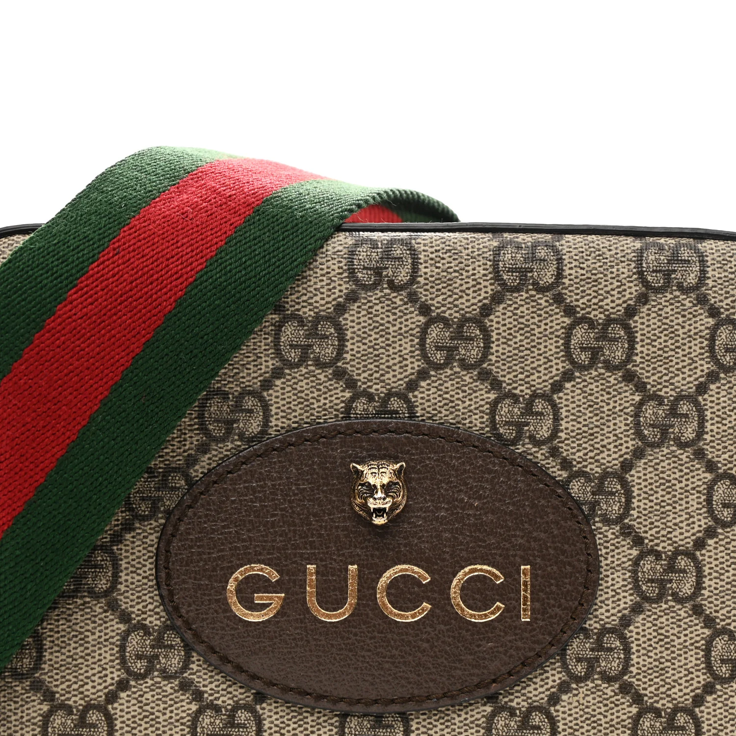 GG Supreme Monogram Web Neo Vintage Shoulder Bag Beige New Acero Crop - Image 8