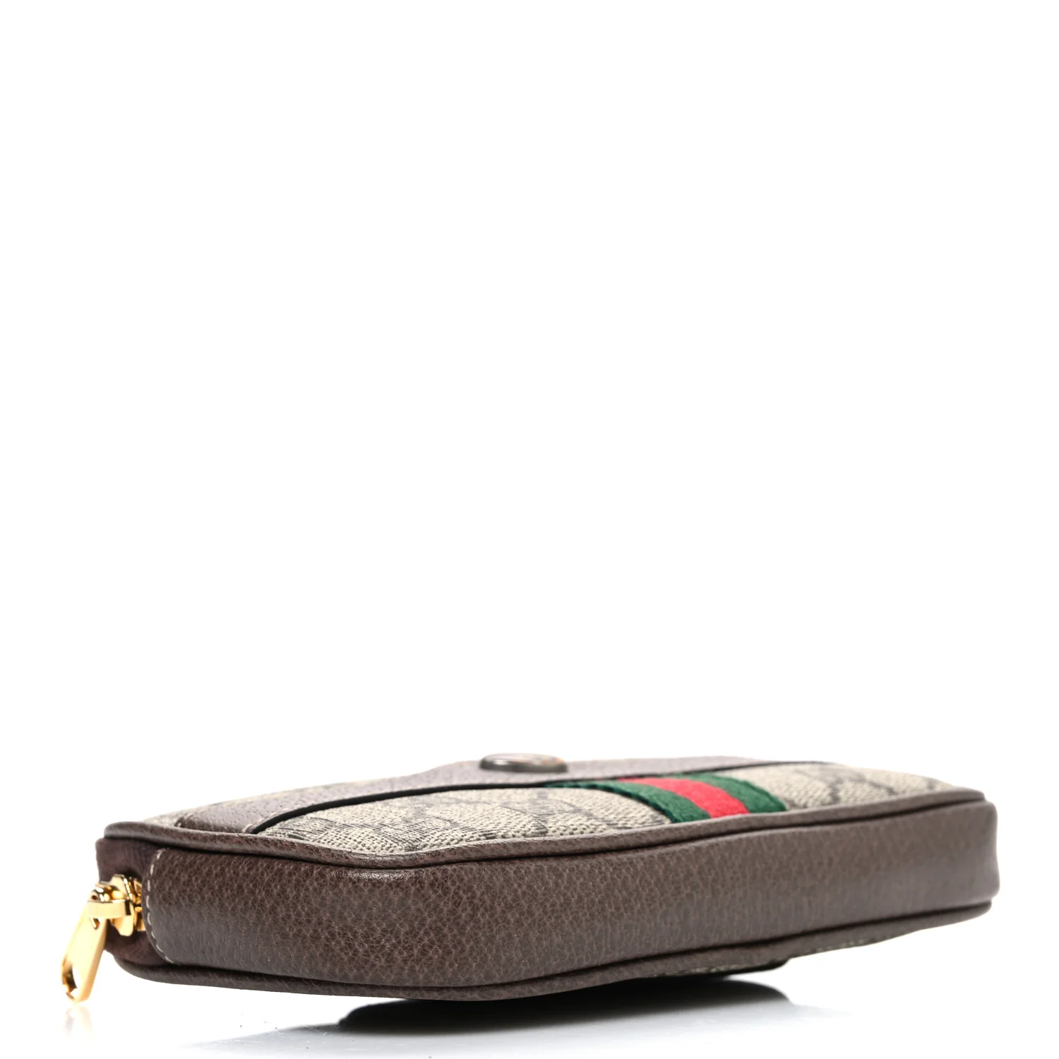 GG Supreme Monogram Web Ophidia Belted iPhone Case 105 42 Dark Brown - Image 4