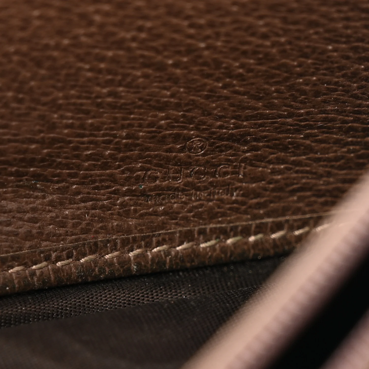 GG Supreme Monogram Web Ophidia Wallet On Chain Brown - Image 6