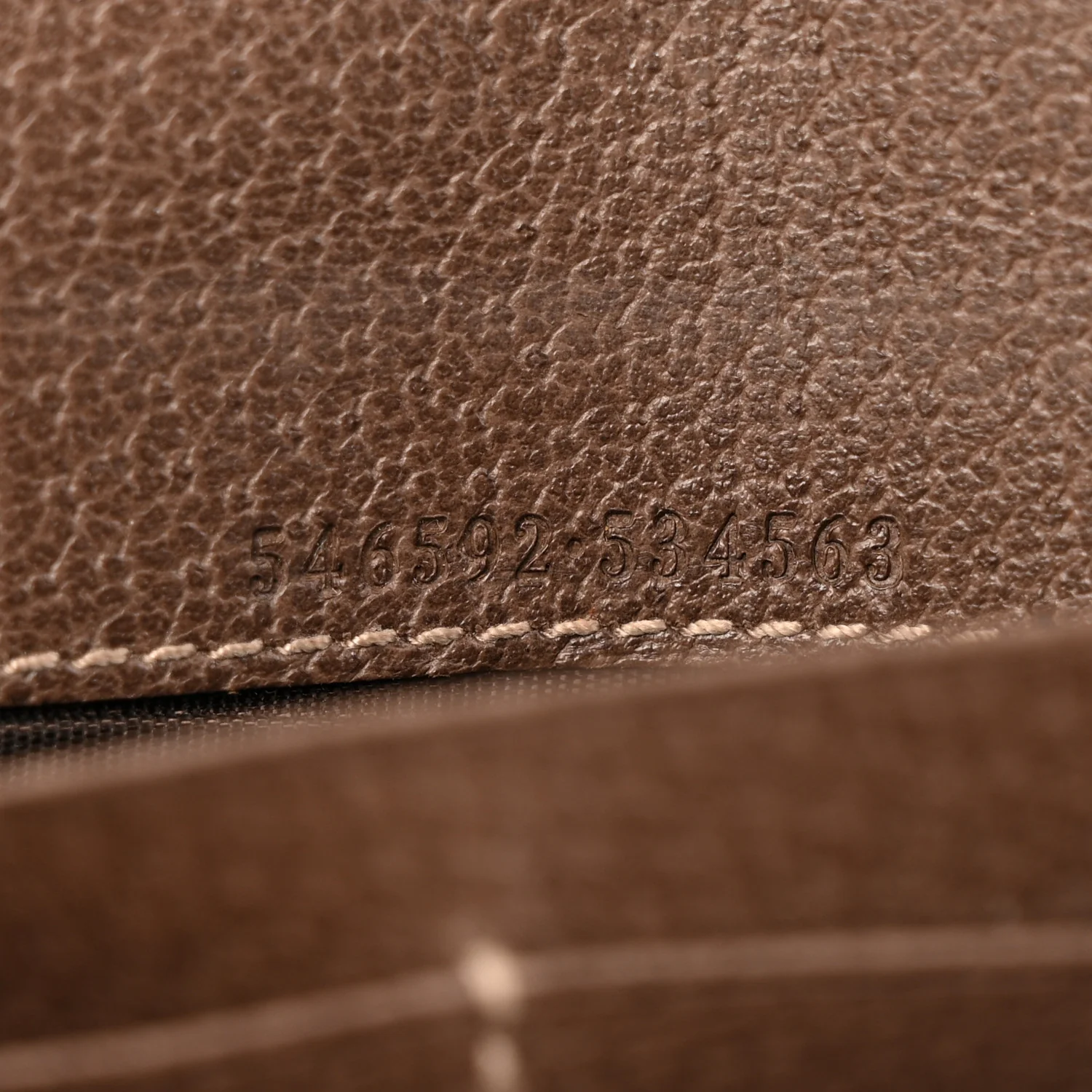 GG Supreme Monogram Web Ophidia Wallet On Chain Brown - Image 7