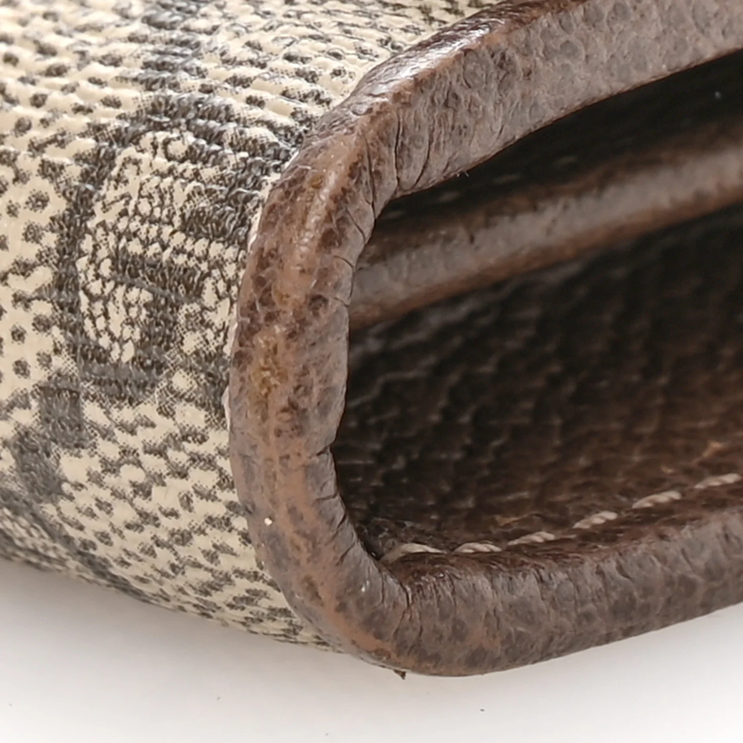 GG Supreme Monogram Web Ophidia Wallet On Chain Brown - Image 10