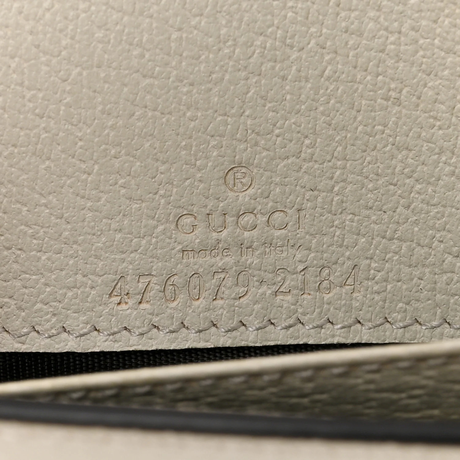 GG Supreme Monogram Web Queen Margaret Chain Wallet White - Image 6