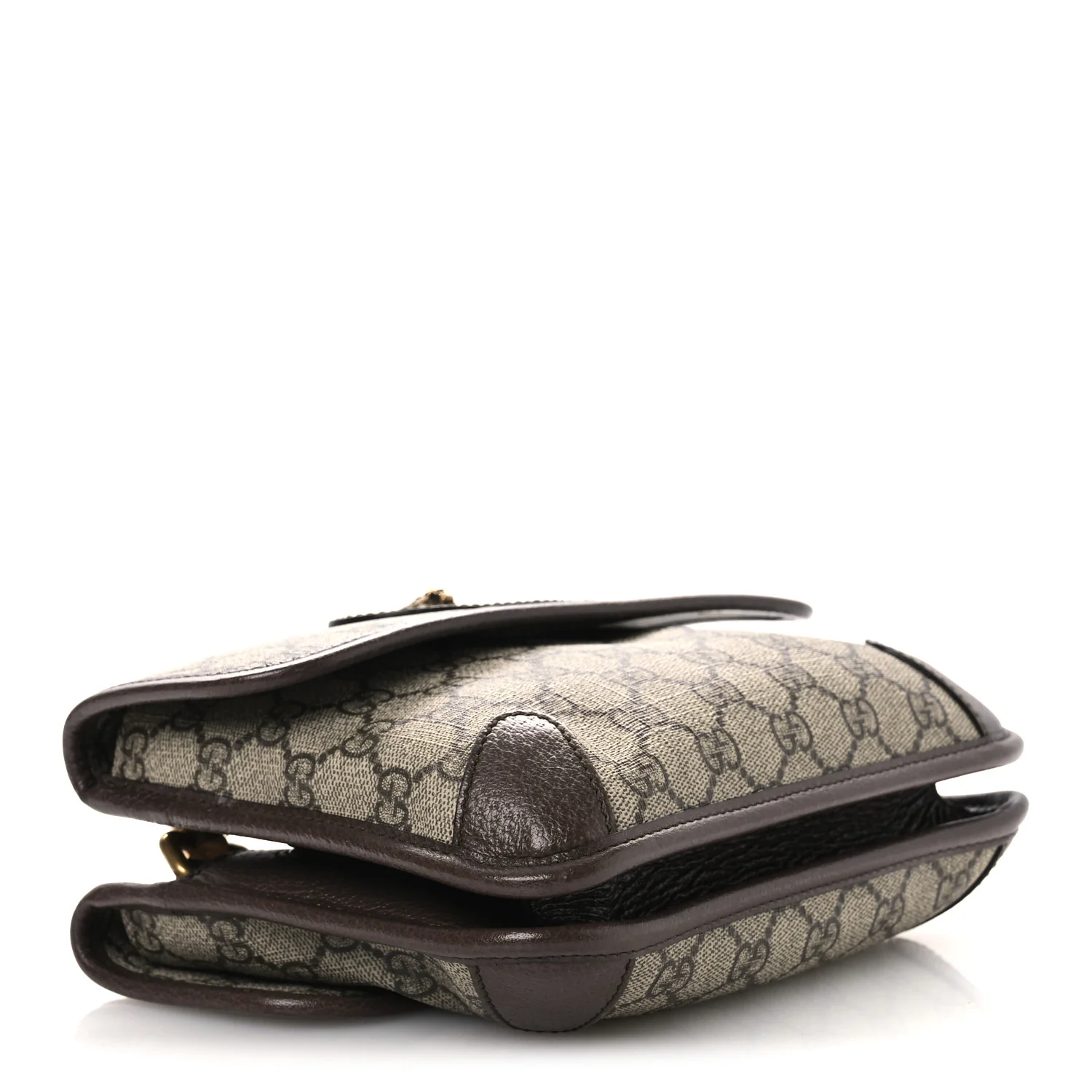 GG Supreme Monogram Web Small Neo Vintage Double Flap Messenger Bag Beige New Acero - Image 4