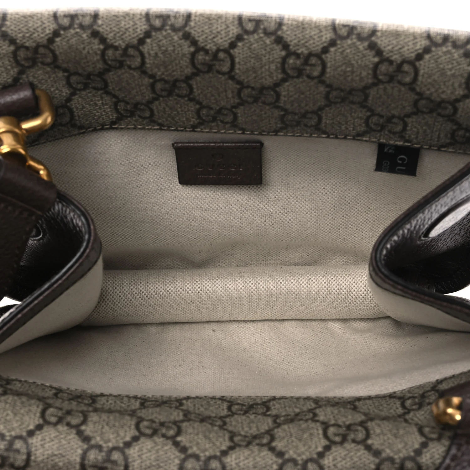 GG Supreme Monogram Web Small Neo Vintage Double Flap Messenger Bag Beige New Acero - Image 5