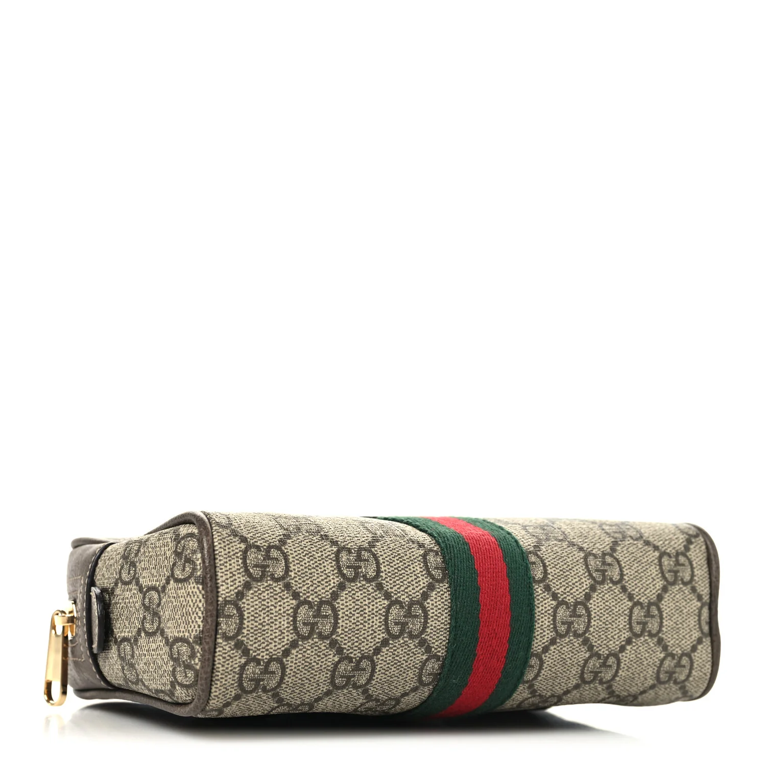 GG Supreme Monogram Web Small Ophidia Belt Bag 75 30 Dark Brown - Image 4