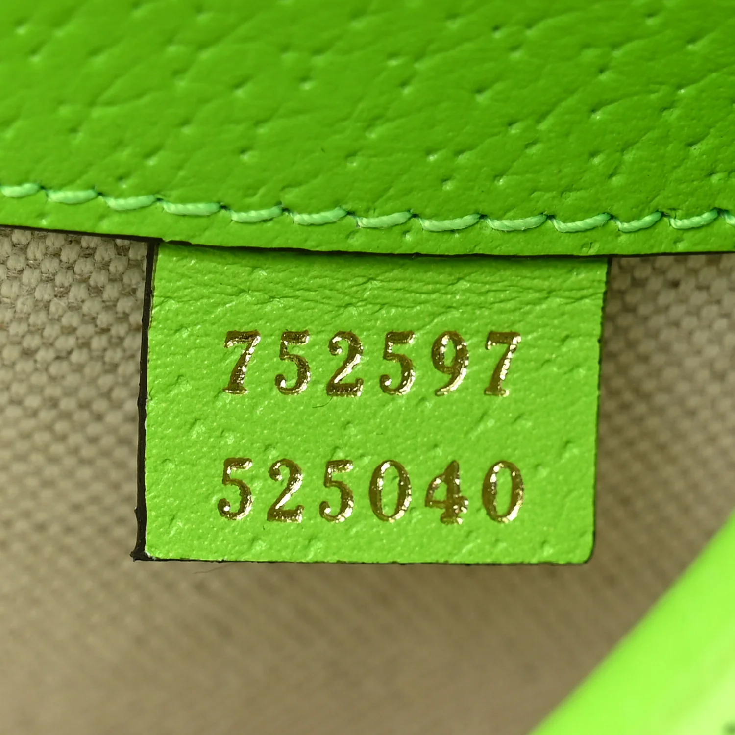 GG Supreme Monogram Web Small Ophidia Belt Bag Beige Ebony Electric Green - Image 7