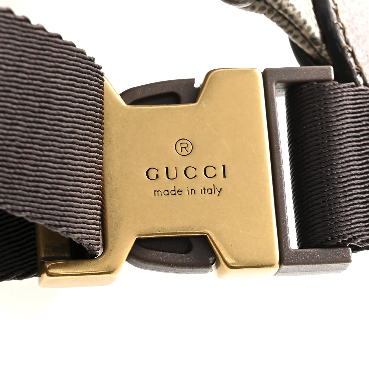 GG Supreme Monogram Web Small Ophidia Belt Bag Beige Ebony New Acero - Image 12