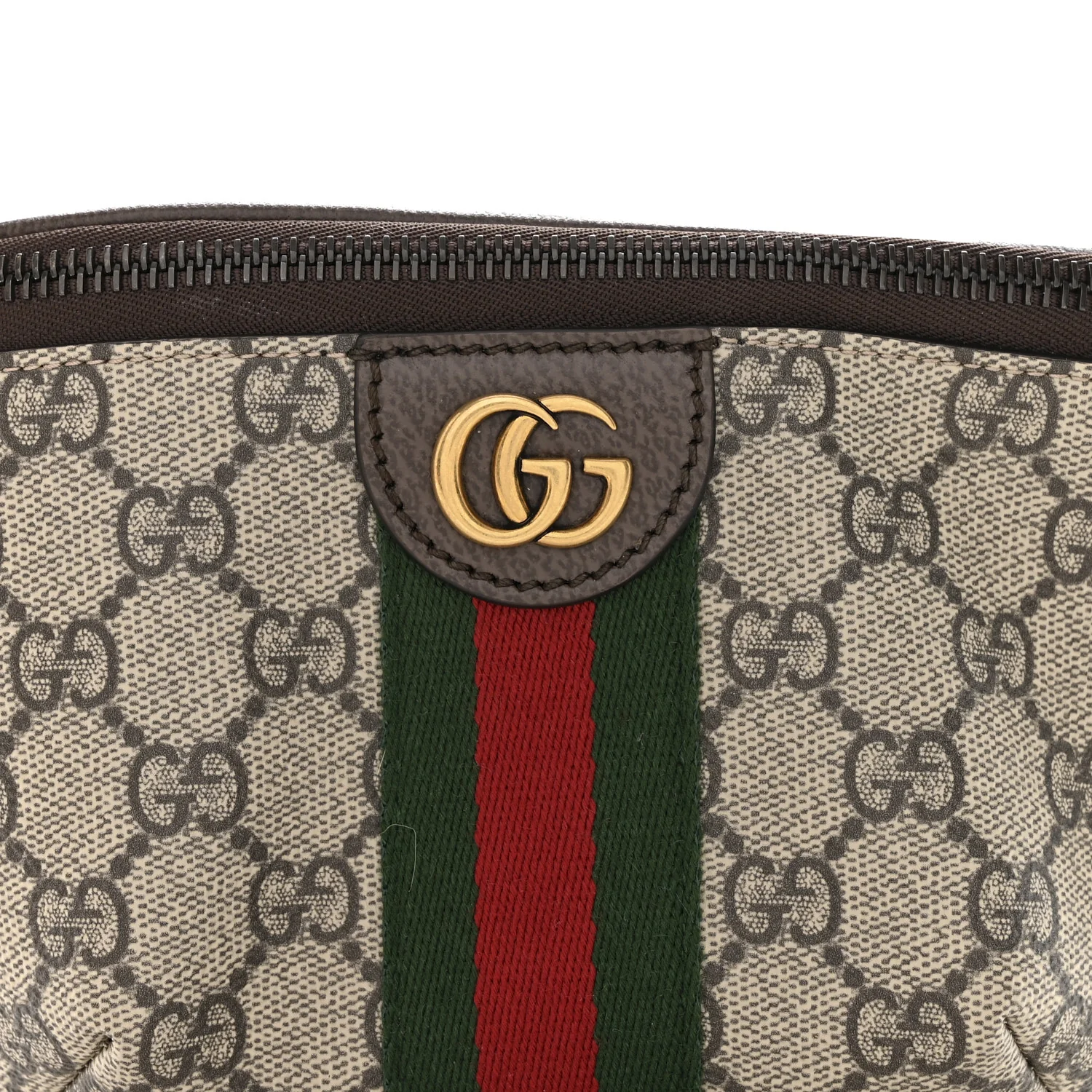 GG Supreme Monogram Web Small Ophidia Belt Bag Beige Ebony New Acero - Image 8