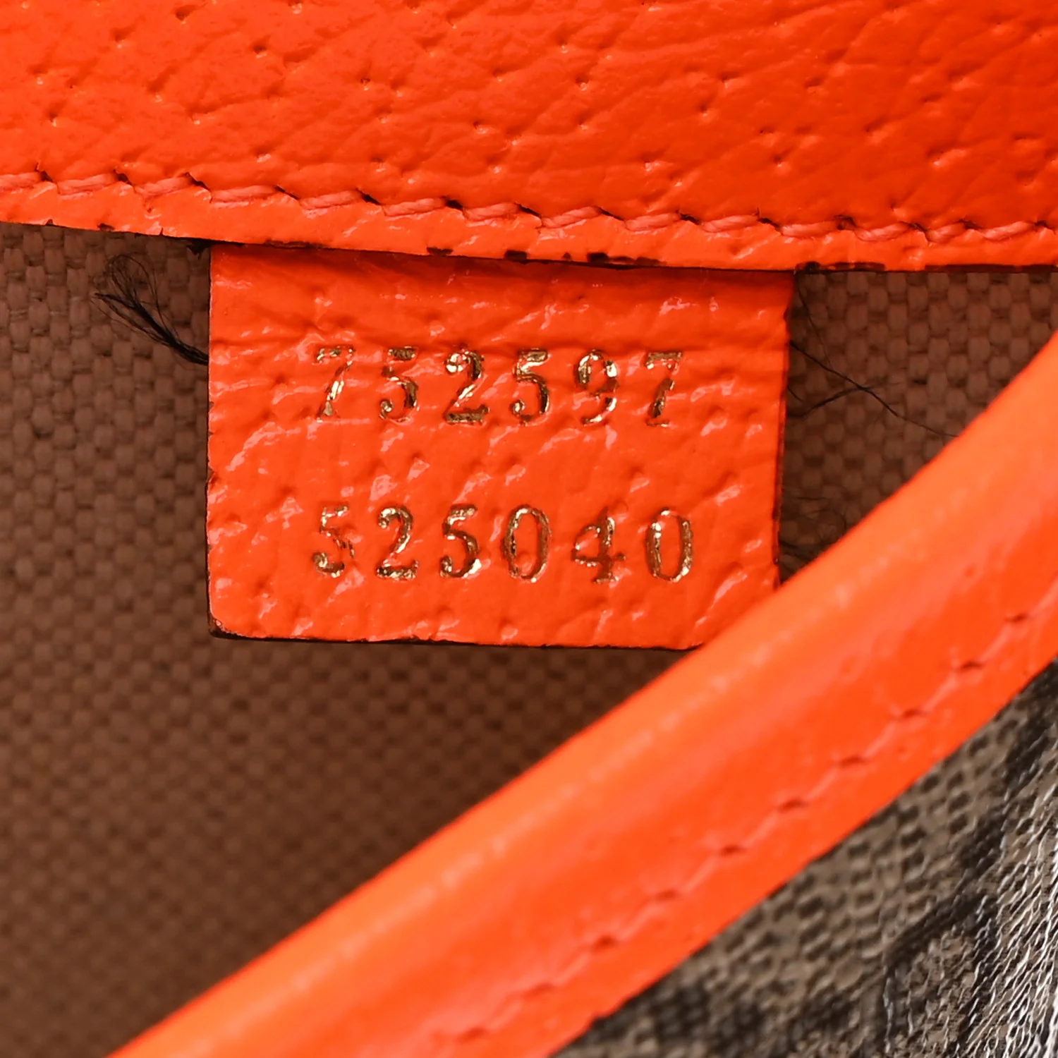 GG Supreme Monogram Web Small Ophidia Belt Bag Beige Ebony Orange Fluo - Image 7