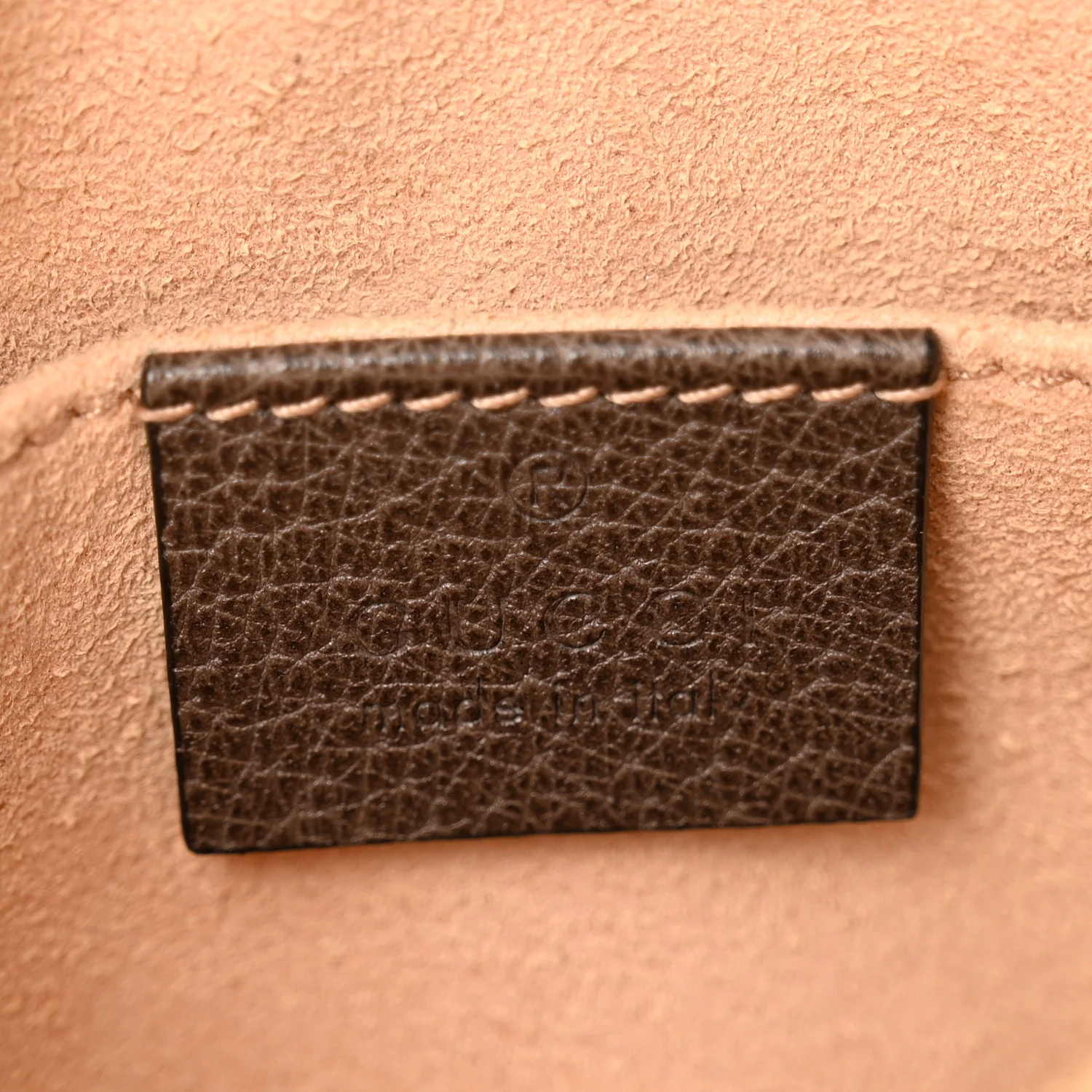 GG Supreme Monogram Web Small Ophidia Belt Bag Dark Brown - Image 6
