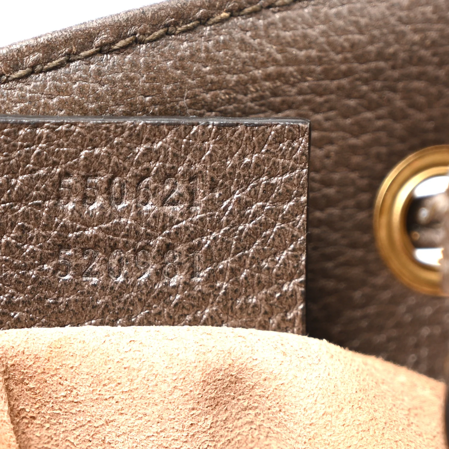 GG Supreme Monogram Web Small Ophidia Bucket Bag Brown - Image 7