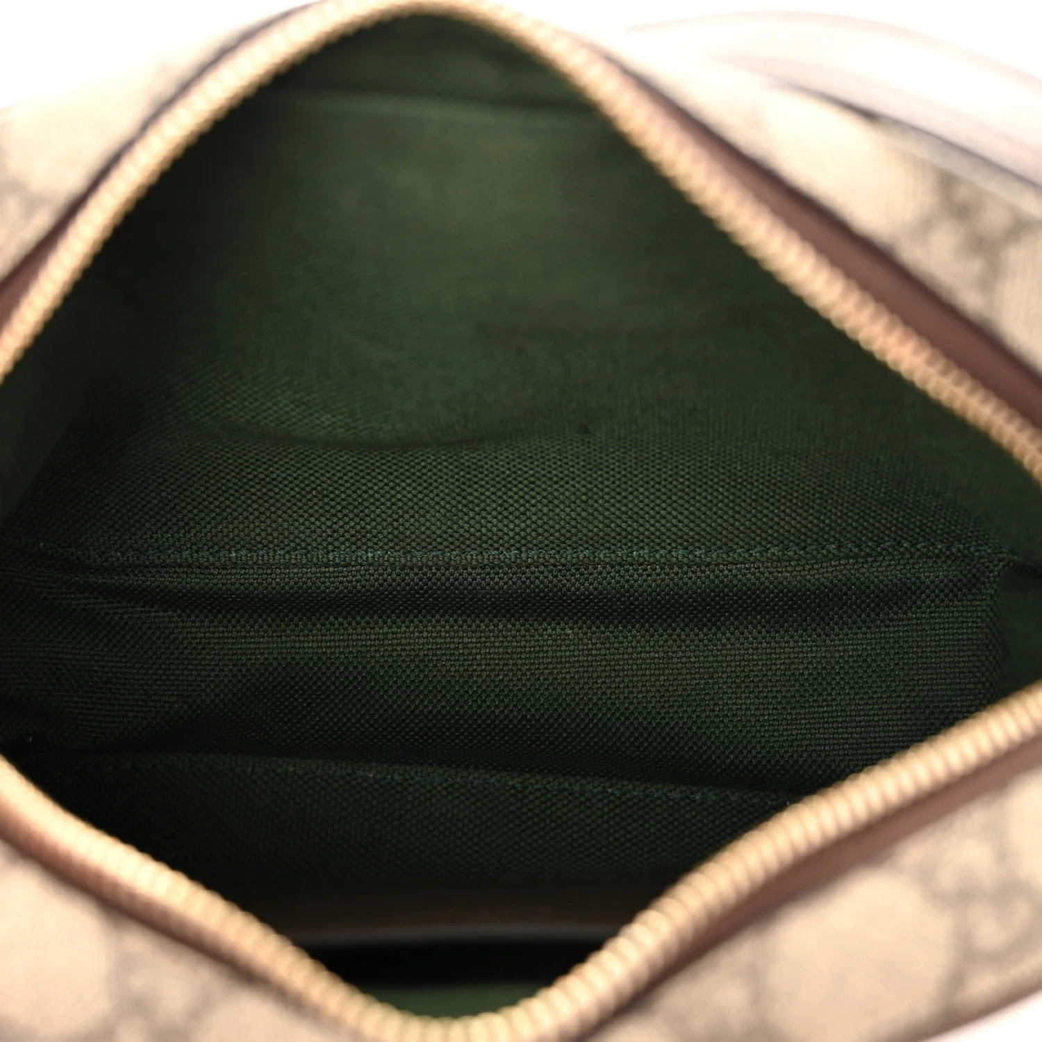 GG Supreme Monogram Web Small Ophidia Camera Bag Beige Dark Brown - Image 5