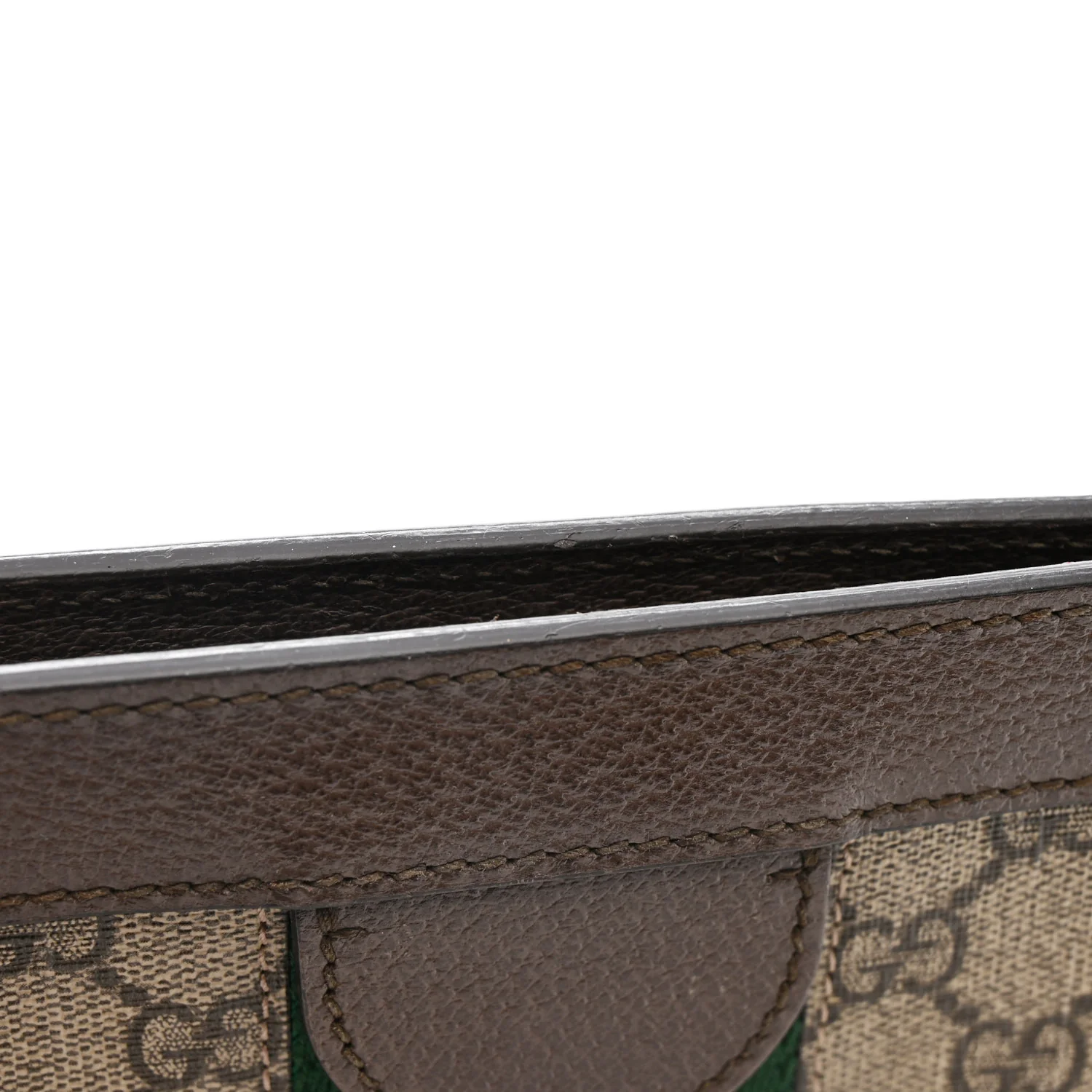 GG Supreme Monogram Web Small Ophidia Chain Shoulder Bag Brown - Image 15