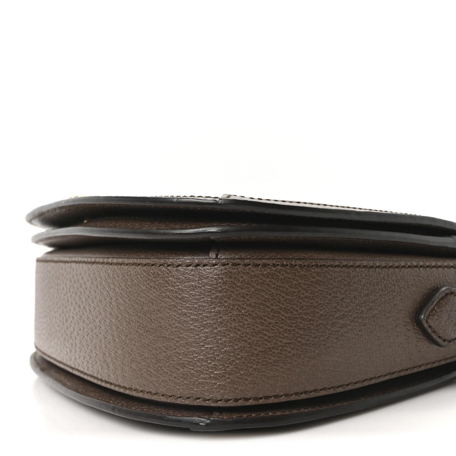 GG Supreme Monogram Web Small Ophidia Flap Messenger Bag Brown - Image 10