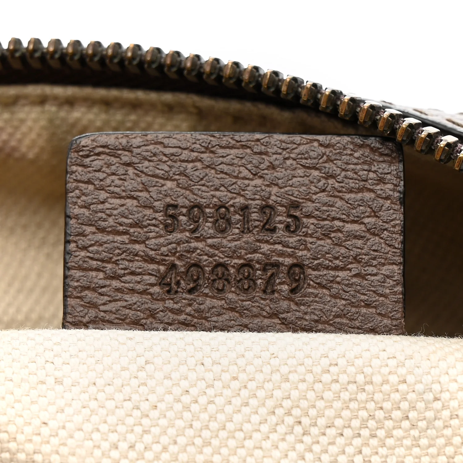 GG Supreme Monogram Web Small Ophidia Half Moon Hobo Brown - Image 7