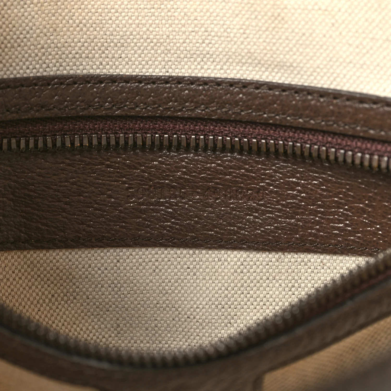 GG Supreme Monogram Web Small Ophidia Half Moon Hobo Brown - Image 7