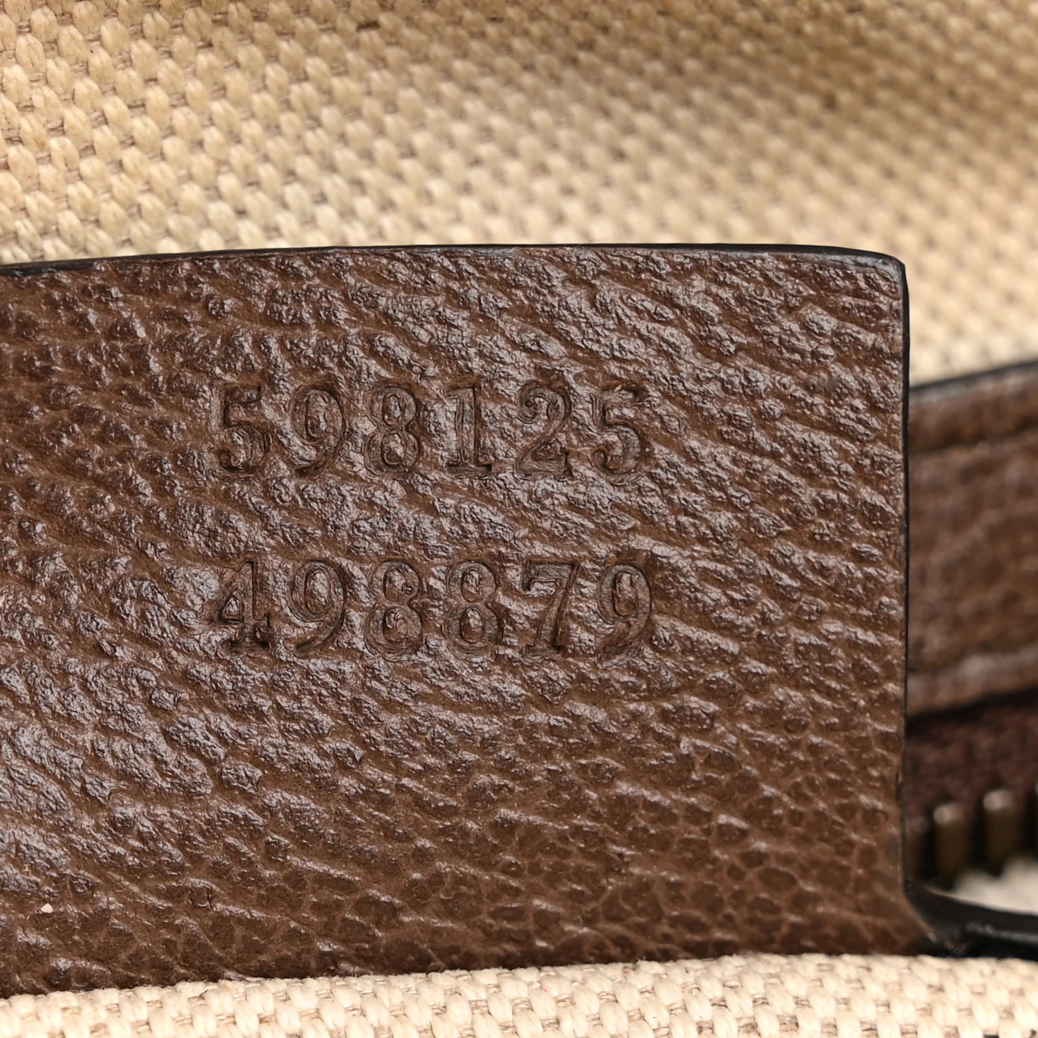 GG Supreme Monogram Web Small Ophidia Half Moon Hobo Brown - Image 7