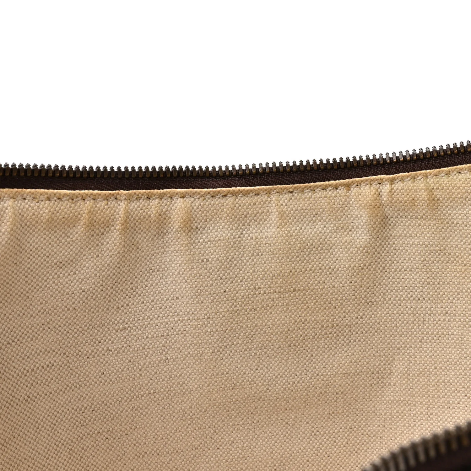 GG Supreme Monogram Web Small Ophidia Half Moon Hobo Brown - Image 11