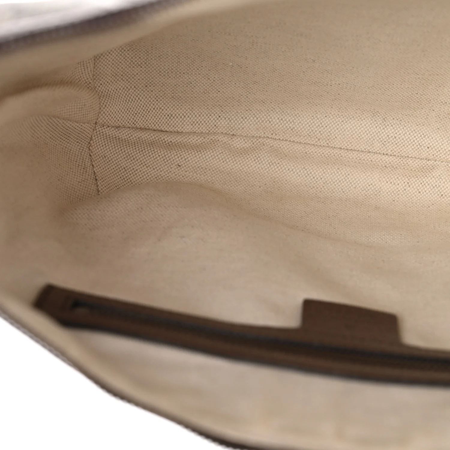 GG Supreme Monogram Web Small Ophidia Half Moon Hobo Brown - Image 11