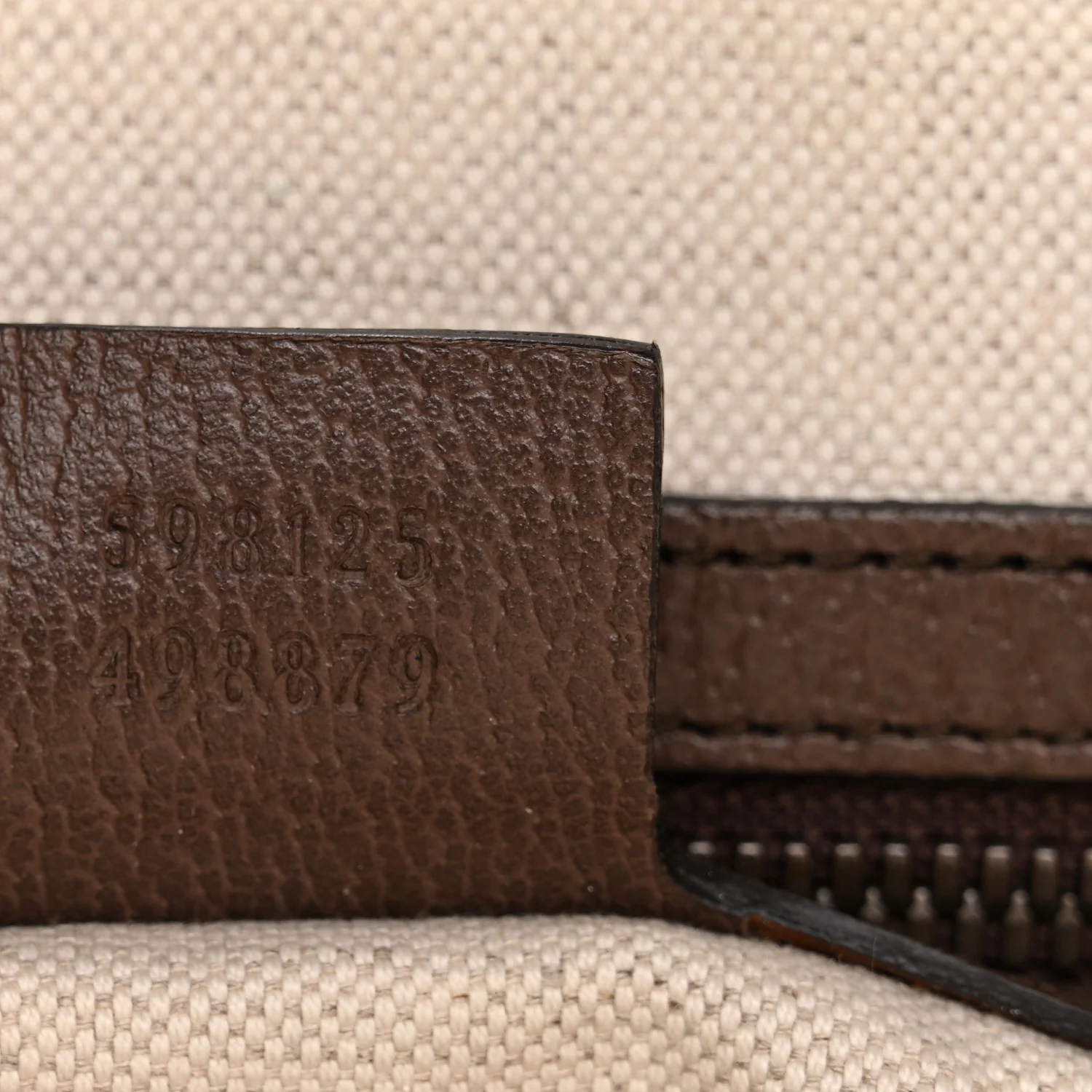 GG Supreme Monogram Web Small Ophidia Half Moon Hobo Brown - Image 7