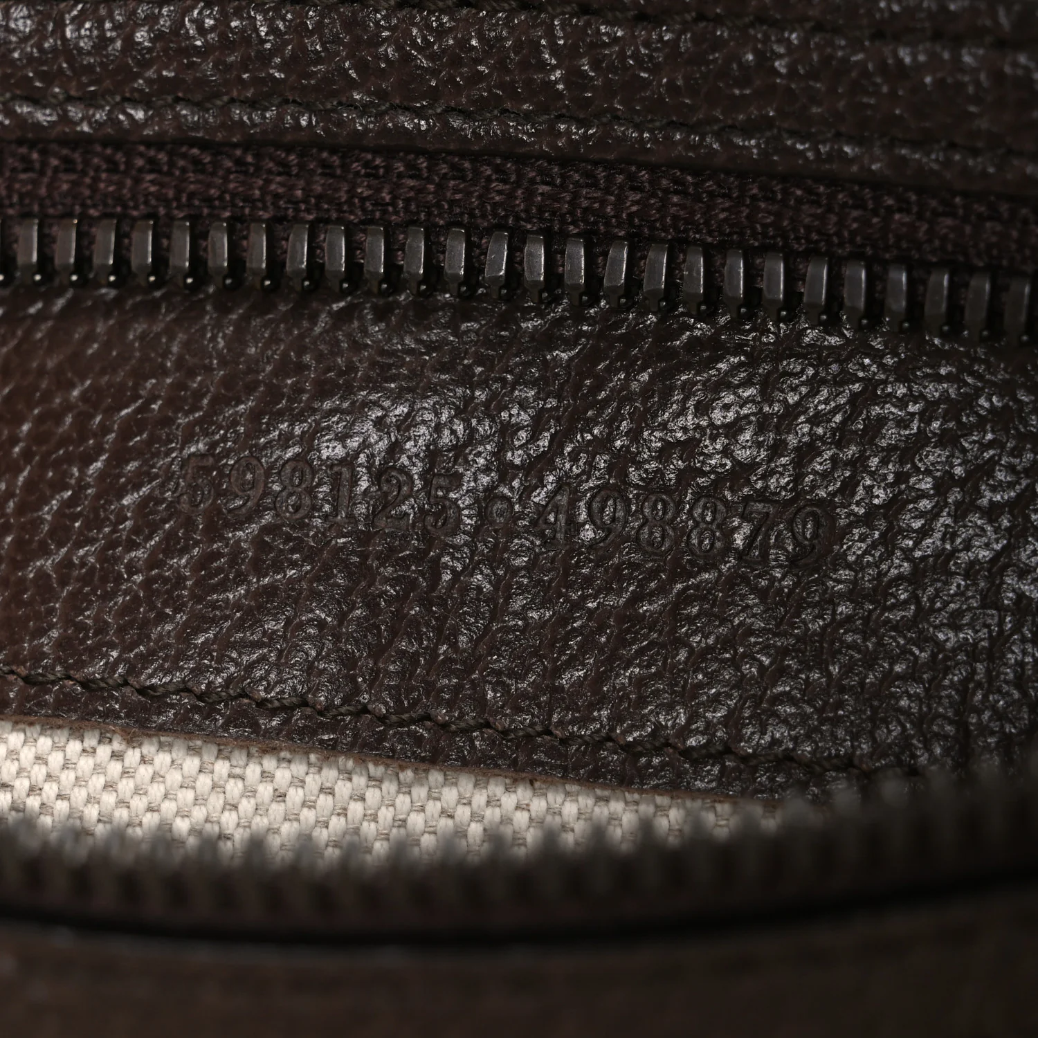 GG Supreme Monogram Web Small Ophidia Half Moon Hobo Brown - Image 7