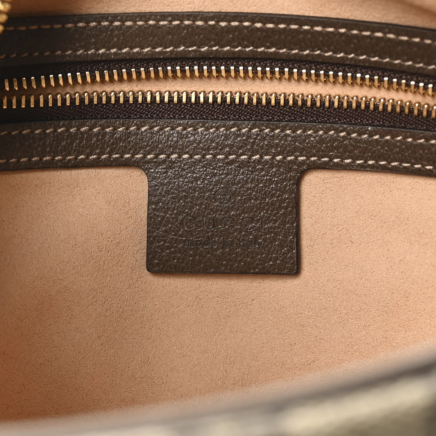 GG Supreme Monogram Web Small Ophidia Shoulder Bag Brown - Image 6
