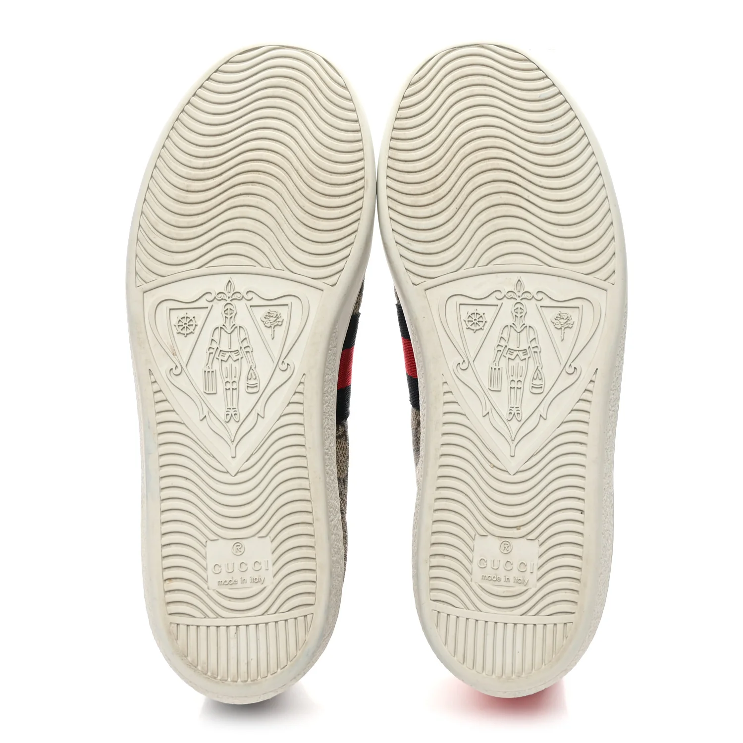 GG Supreme Monogram Womens Ace Low-Top Sneaker 37 Beige - Image 6