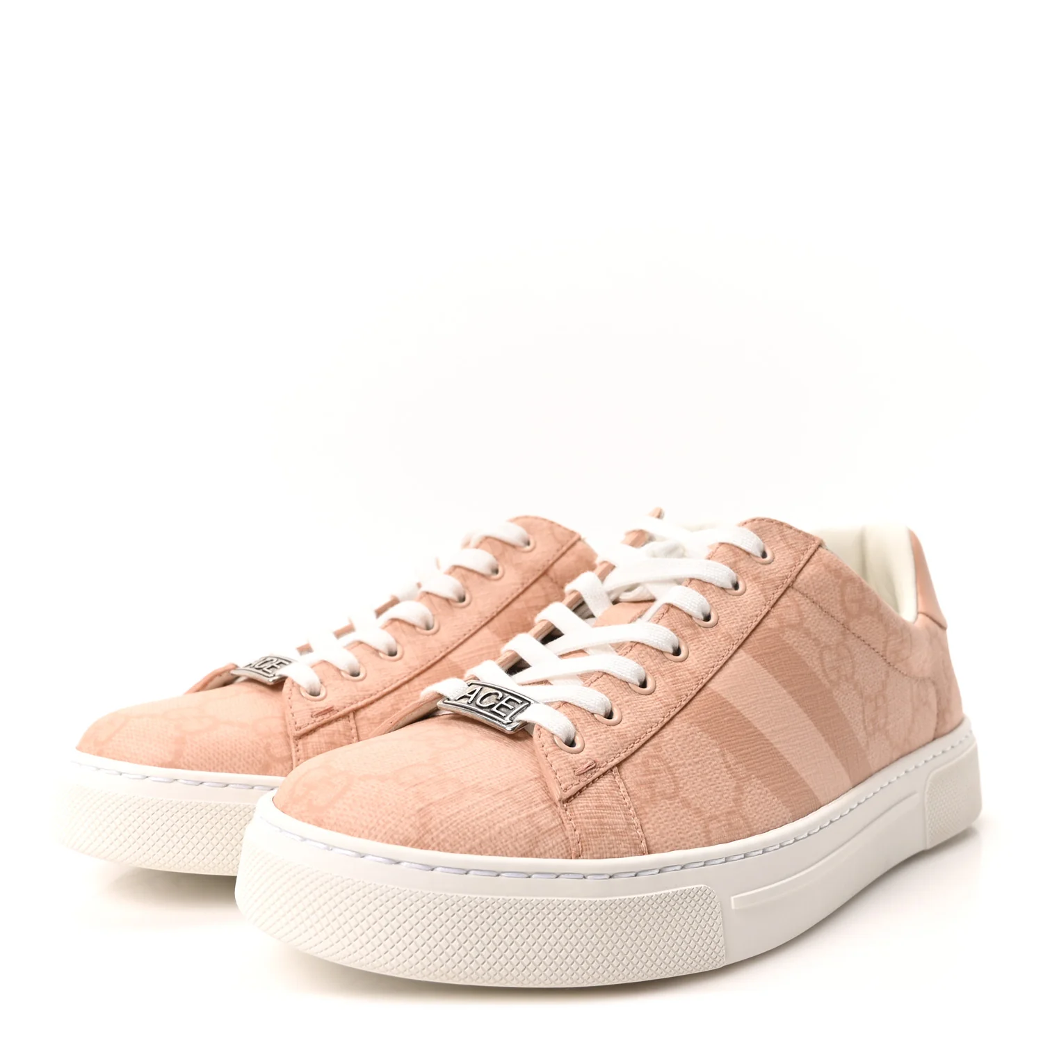 GG Supreme Tonal Web Womens New Ace Sneakers 37.5 Pink - Image 4