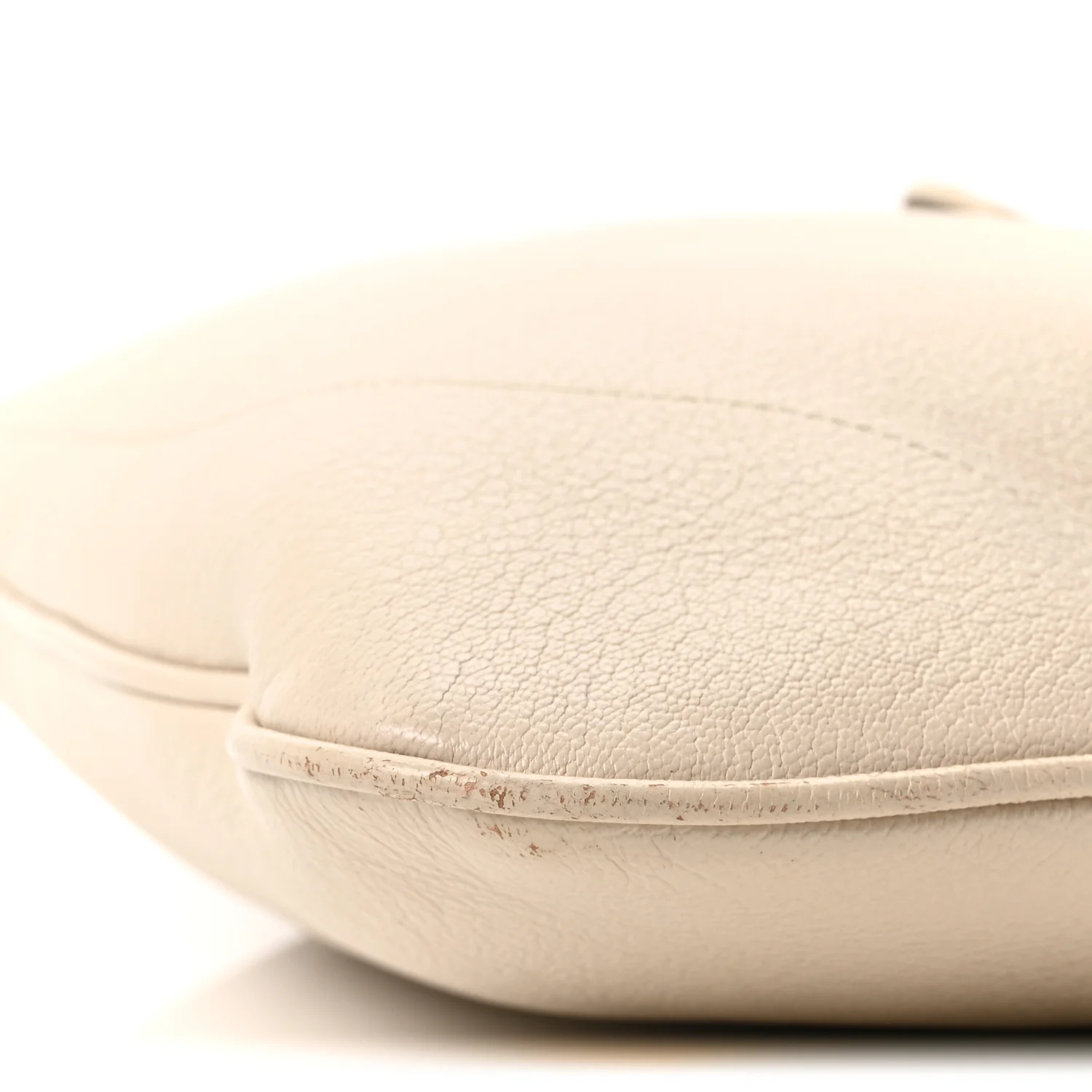 Goatskin Large Aphrodite Shoulder Bag Mystic White - Image 10