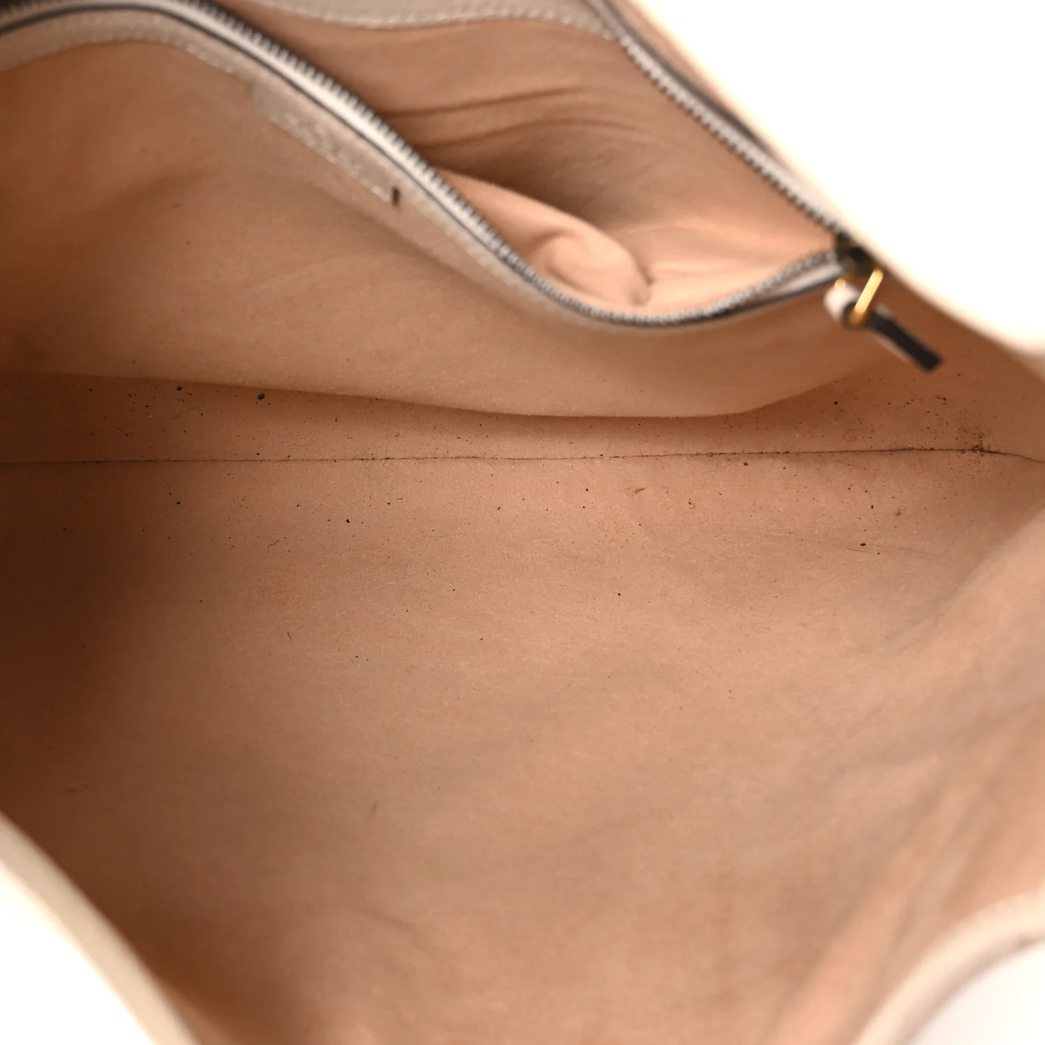 Goatskin Large Aphrodite Shoulder Bag Mystic White - Image 5