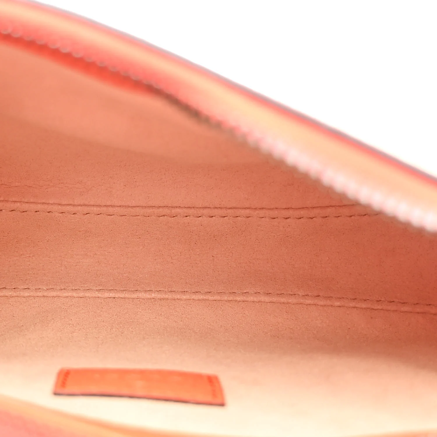 Goatskin Mini Aphrodite Shoulder Bag Orange - Image 5