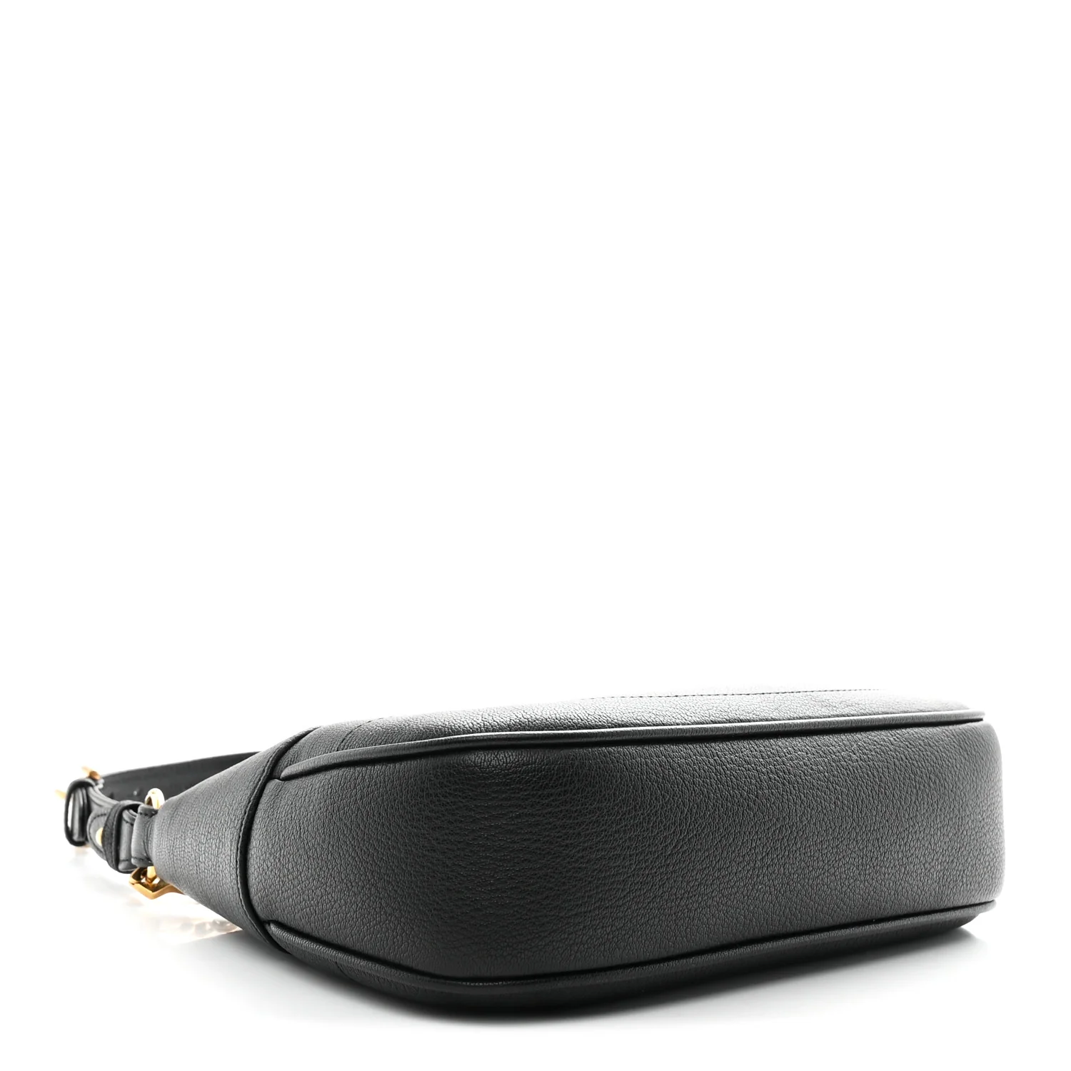 Goatskin Small Aphrodite Shoulder Bag Black - Image 4