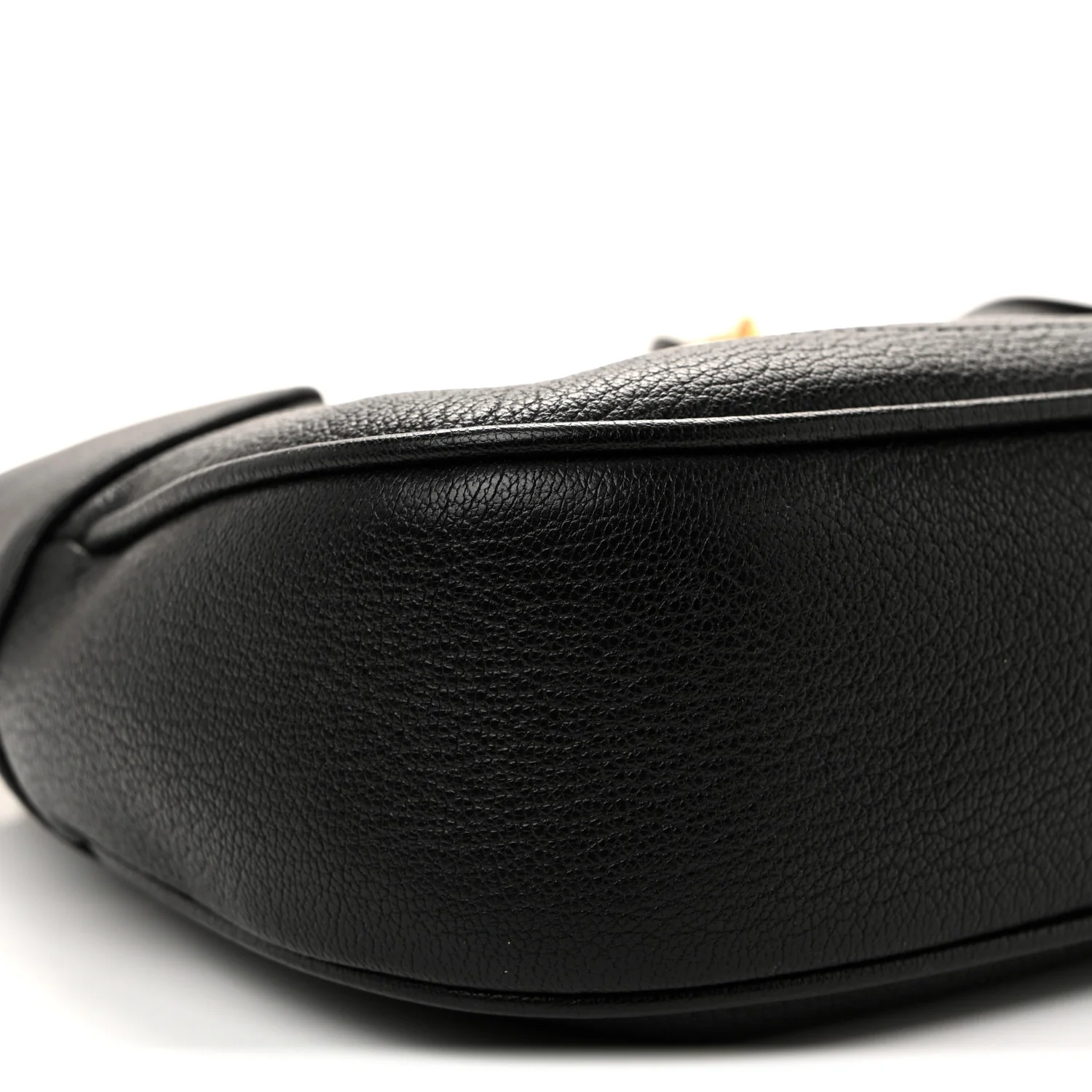 Goatskin Small Aphrodite Shoulder Bag Black - Image 8