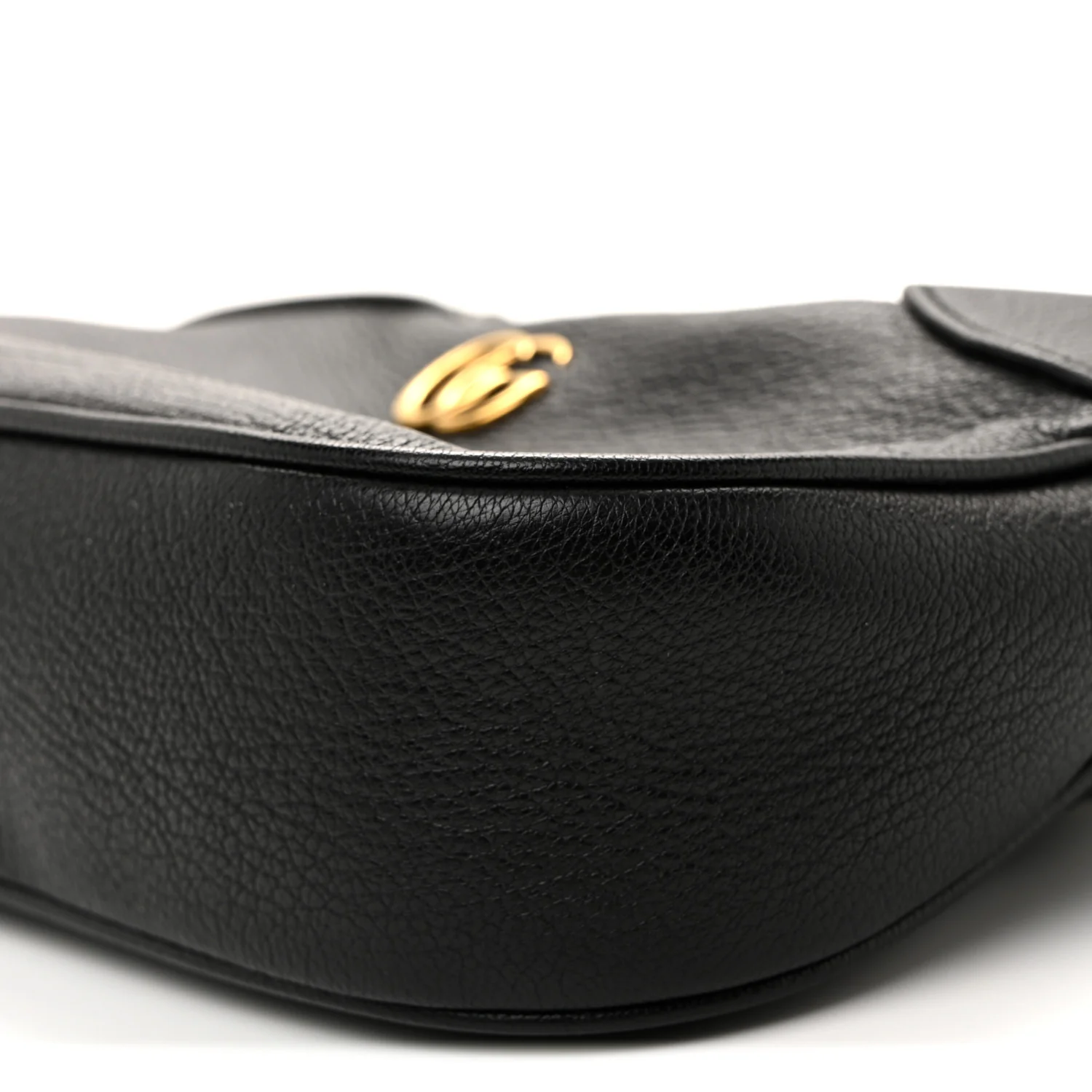 Goatskin Small Aphrodite Shoulder Bag Black - Image 9