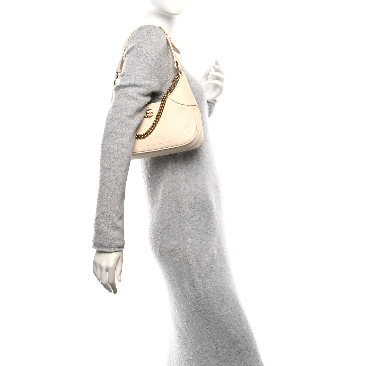 Goatskin Small Aphrodite Shoulder Bag Skin Rose - Image 2